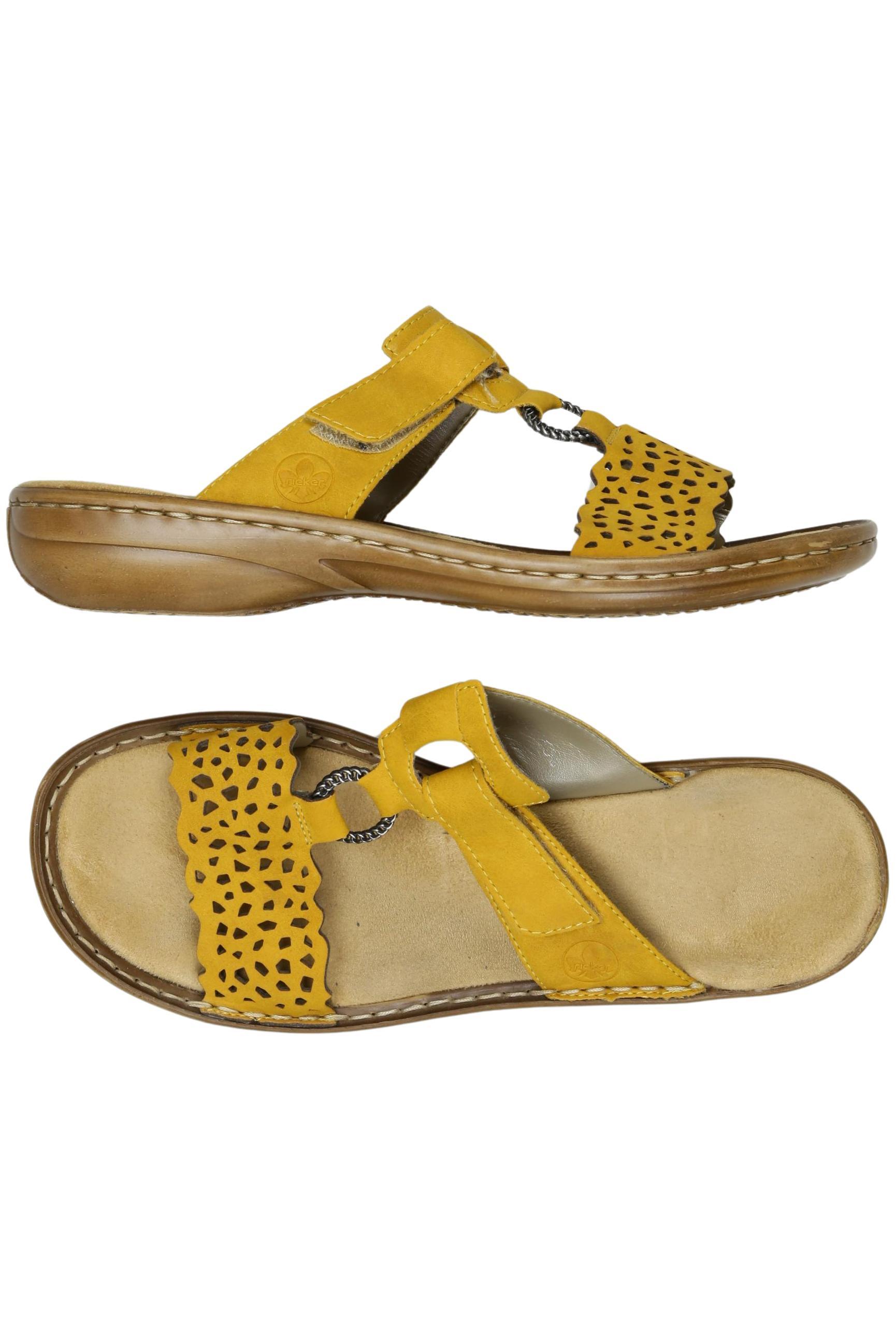 

Rieker Damen Sandale, gelb, Gr. 39