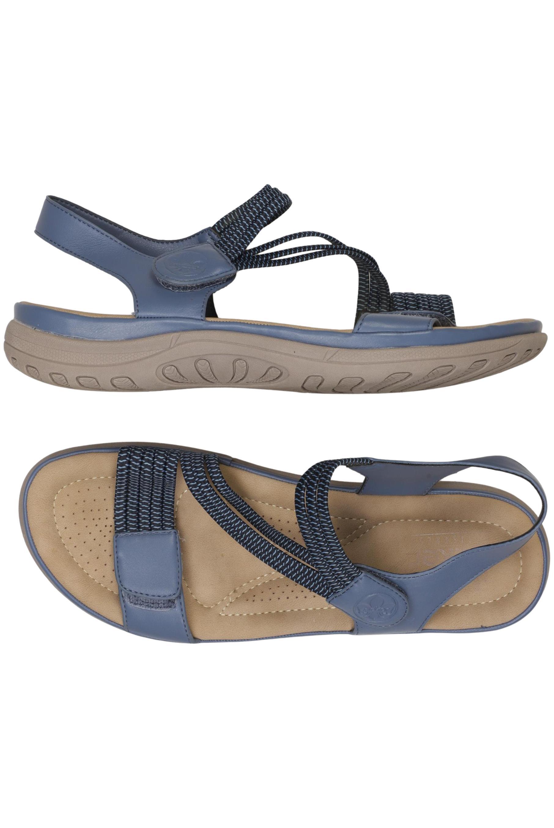 

Rieker Damen Sandale, blau, Gr. 41