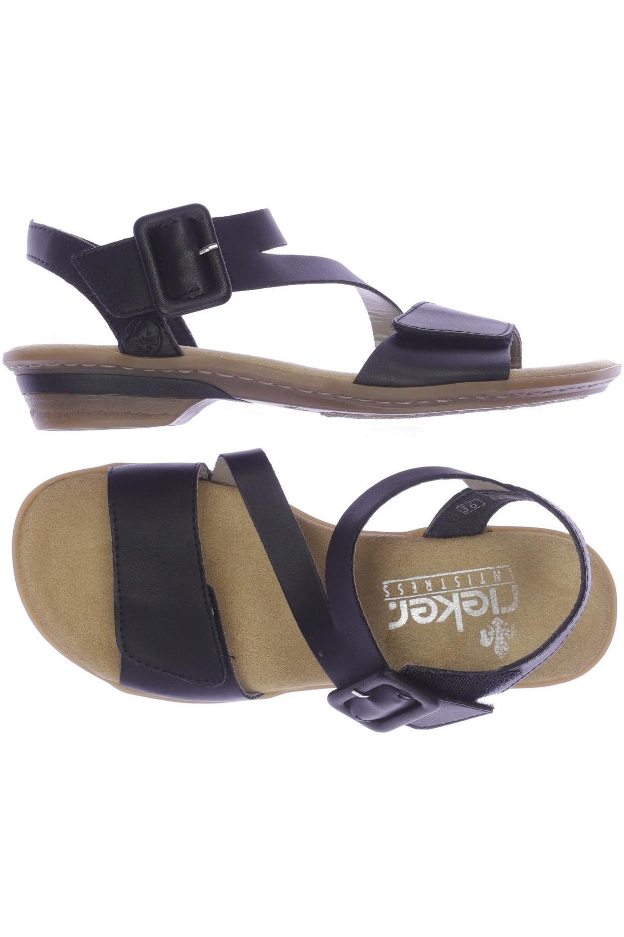 

Rieker Damen Sandale, schwarz, Gr. 36