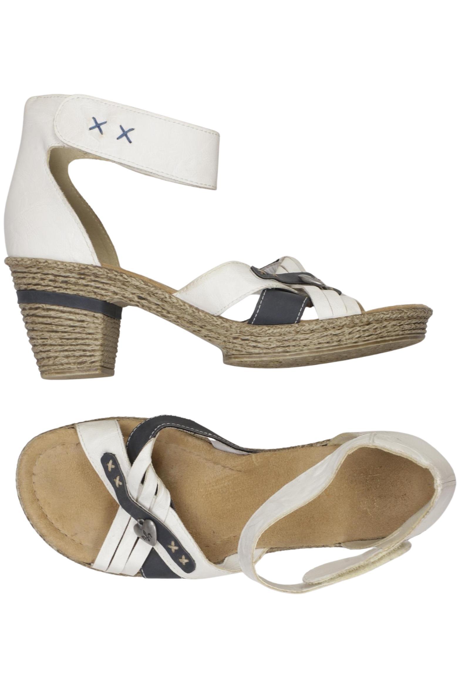 

Rieker Damen Sandale, weiß, Gr. 38