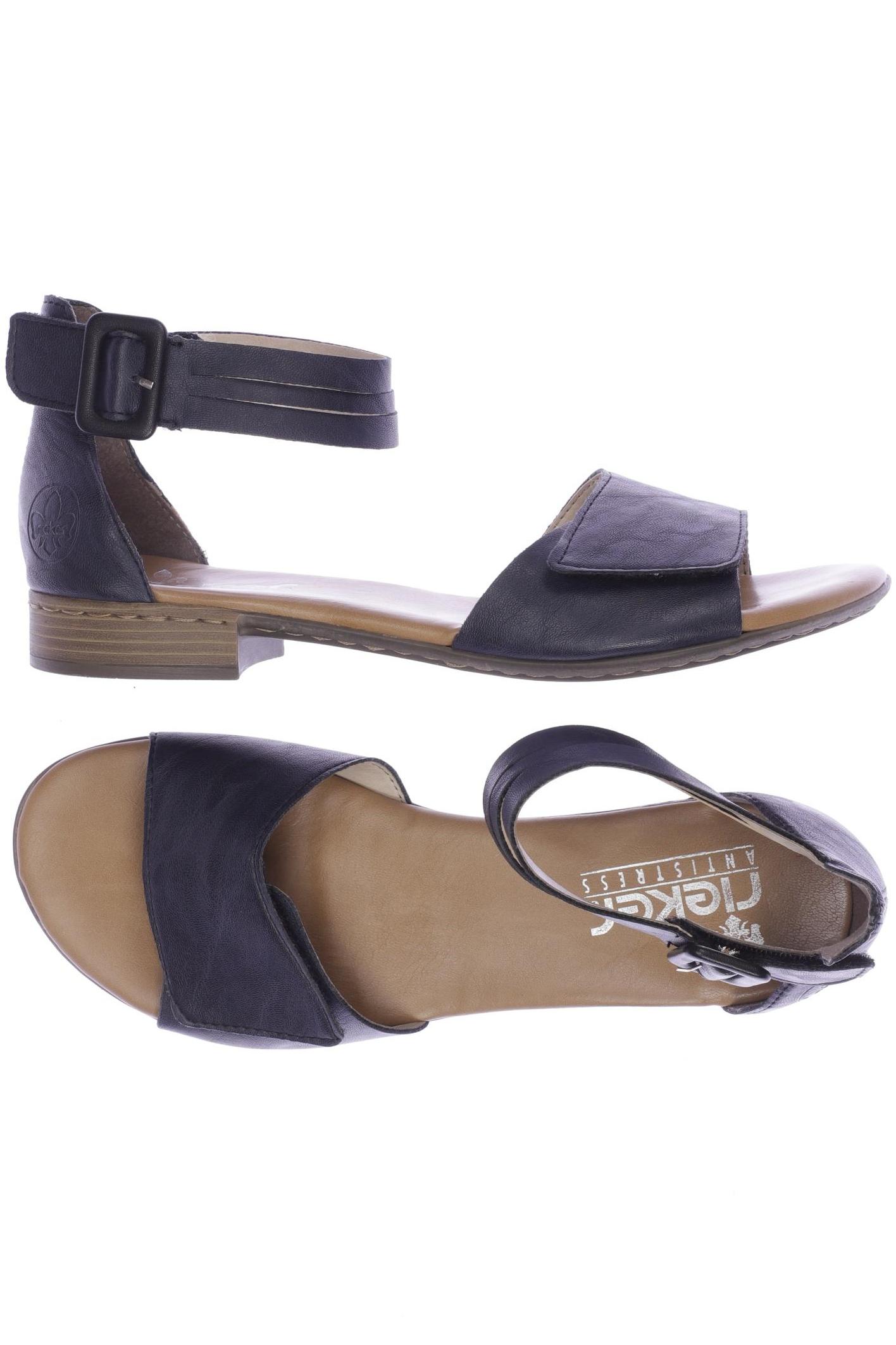

Rieker Damen Sandale, marineblau, Gr. 39
