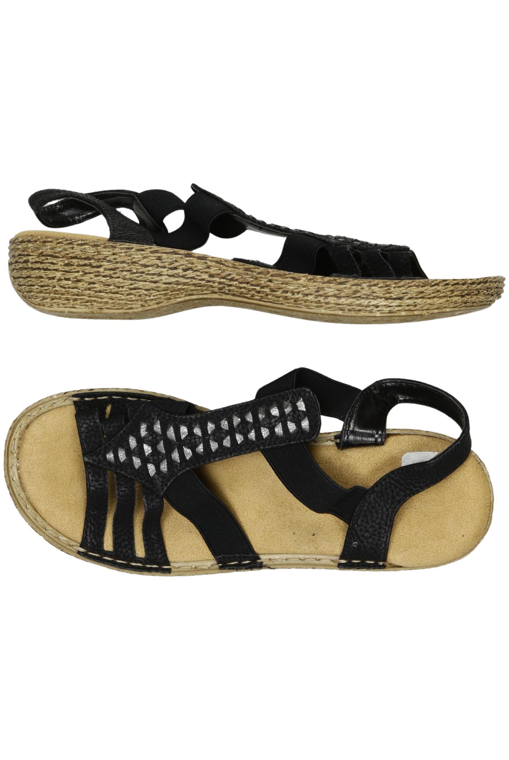 

Rieker Damen Sandale, schwarz, Gr. 37