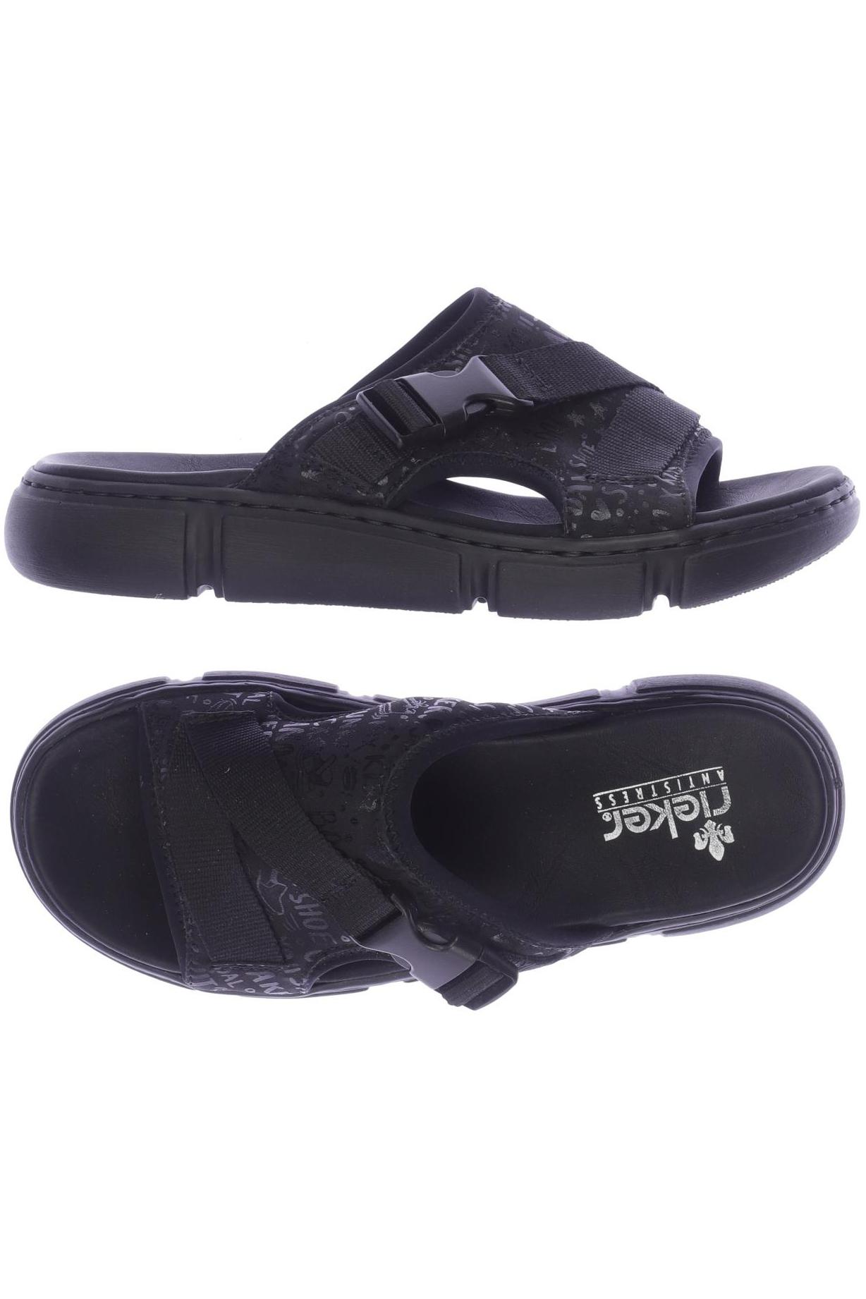 

Rieker Damen Sandale, schwarz