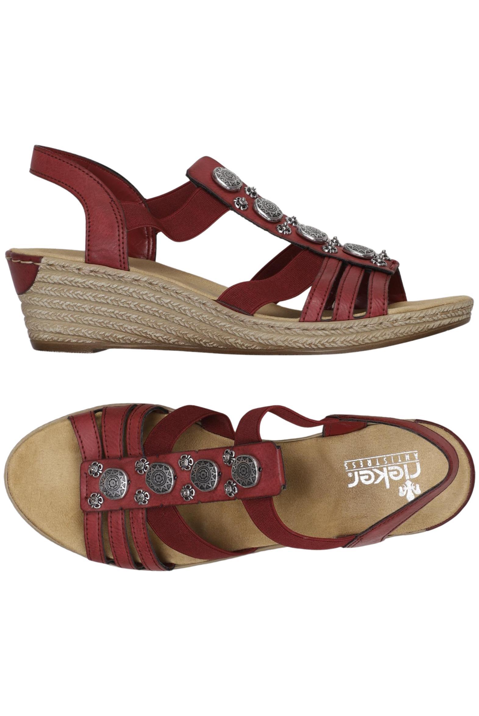 

Rieker Damen Sandale, rot, Gr. 40