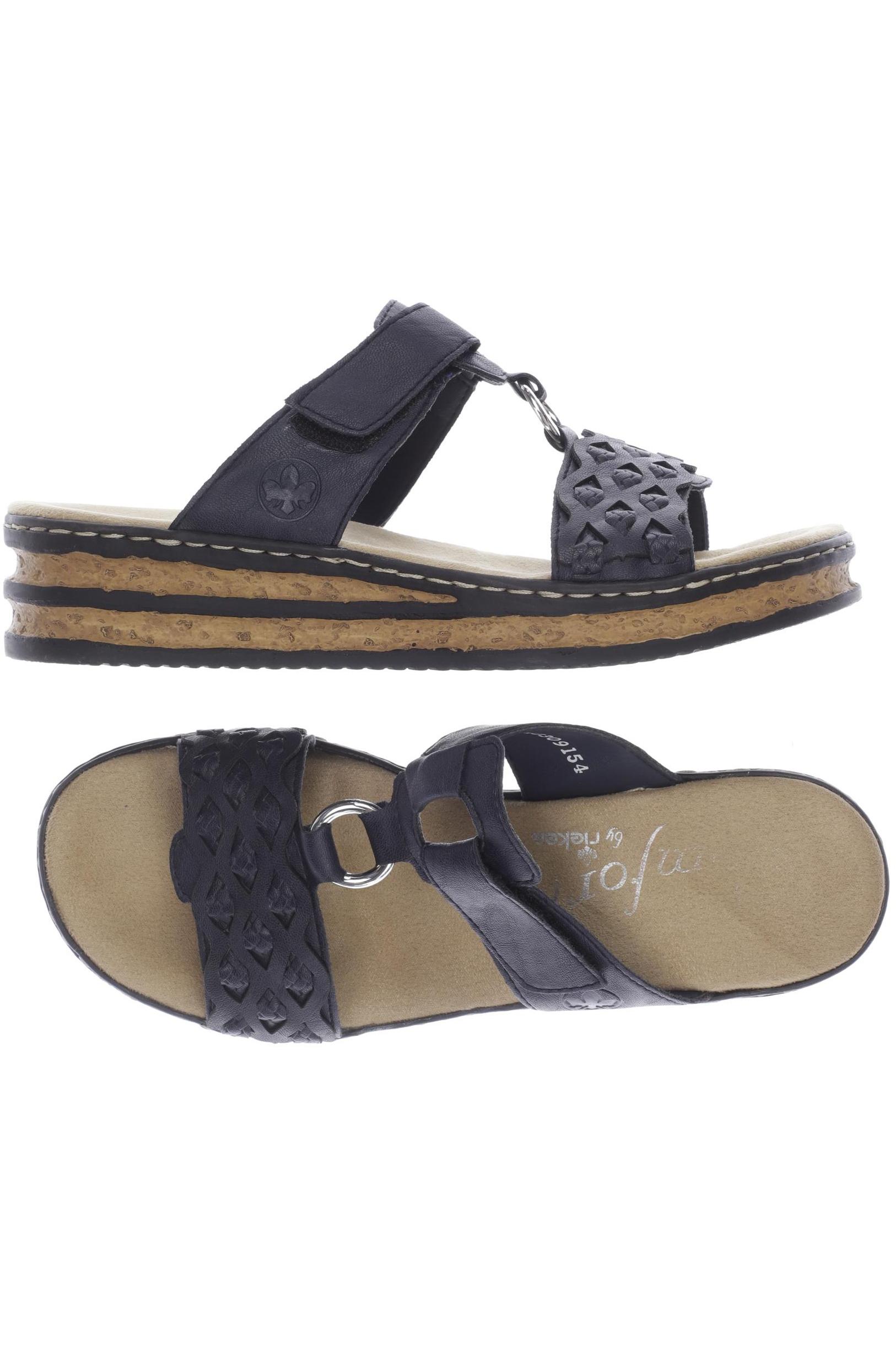 

Rieker Damen Sandale, marineblau, Gr. 38