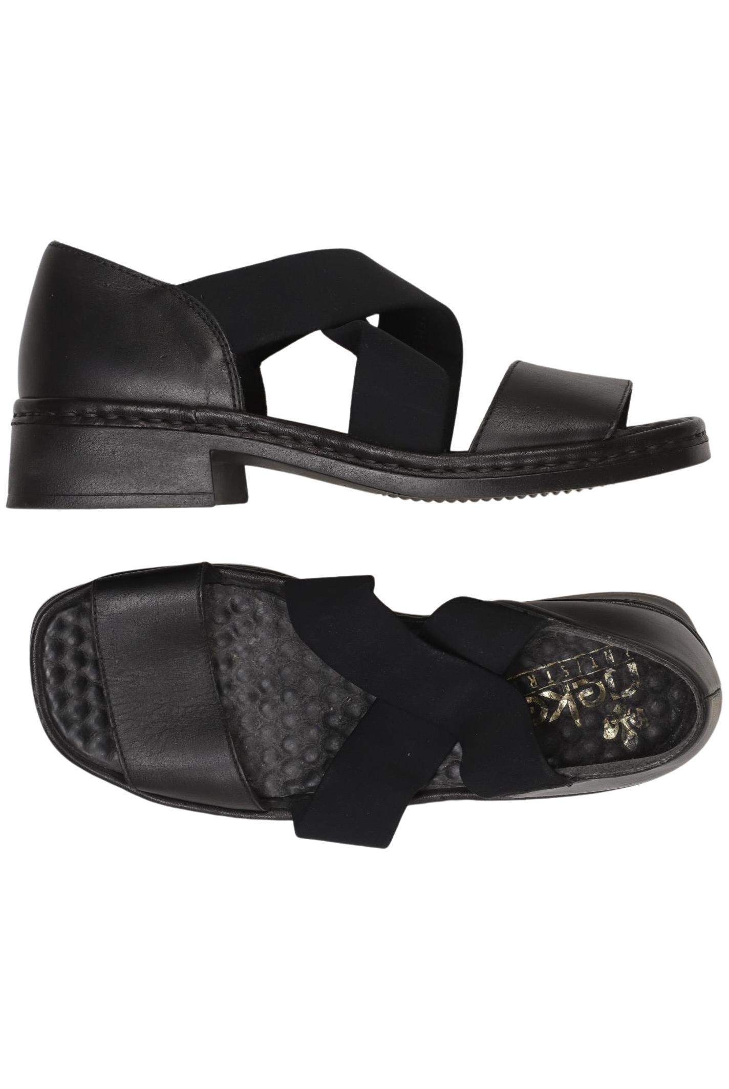 

Rieker Damen Sandale, schwarz, Gr. 36