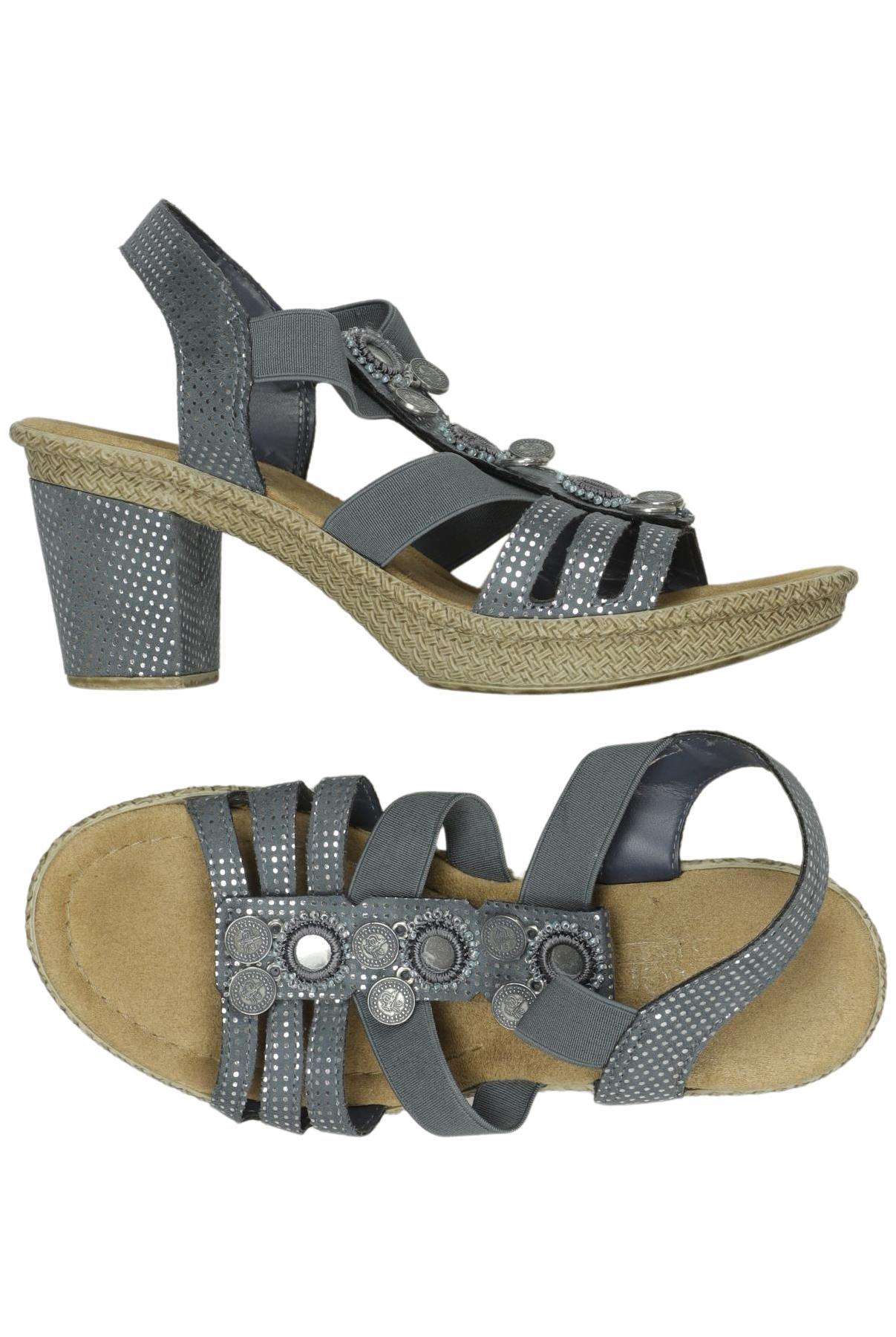 

Rieker Damen Sandale, blau, Gr. 37