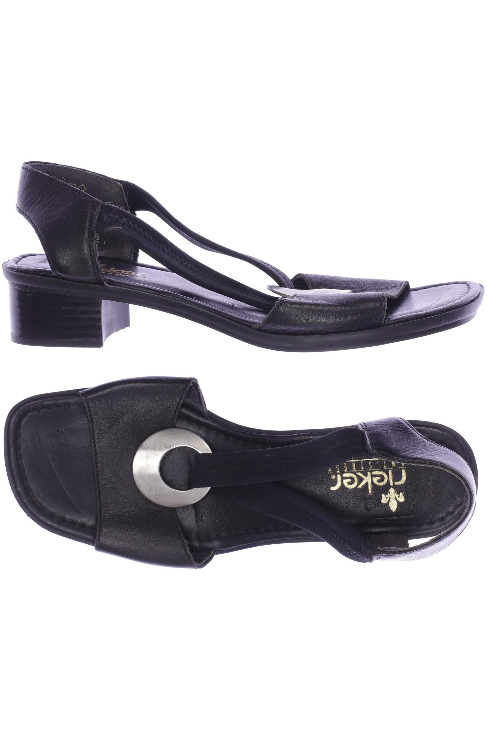 

Rieker Damen Sandale, schwarz, Gr. 39