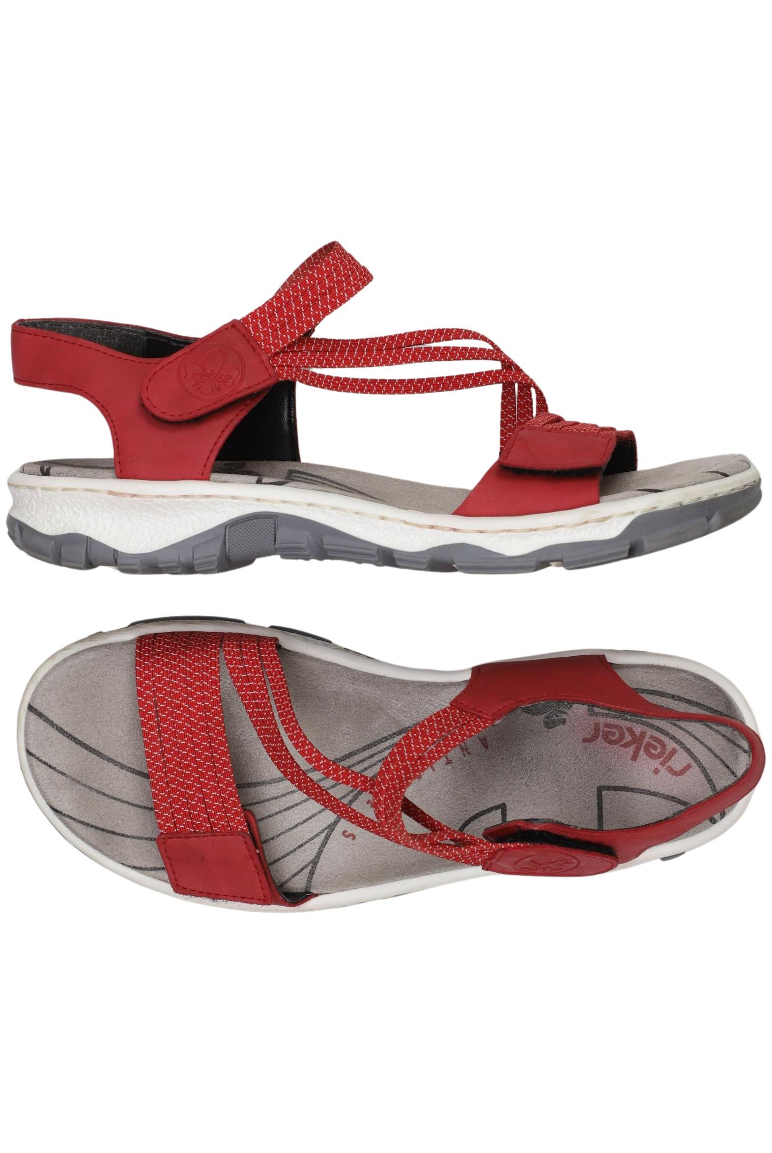 

Rieker Damen Sandale, rot, Gr. 38