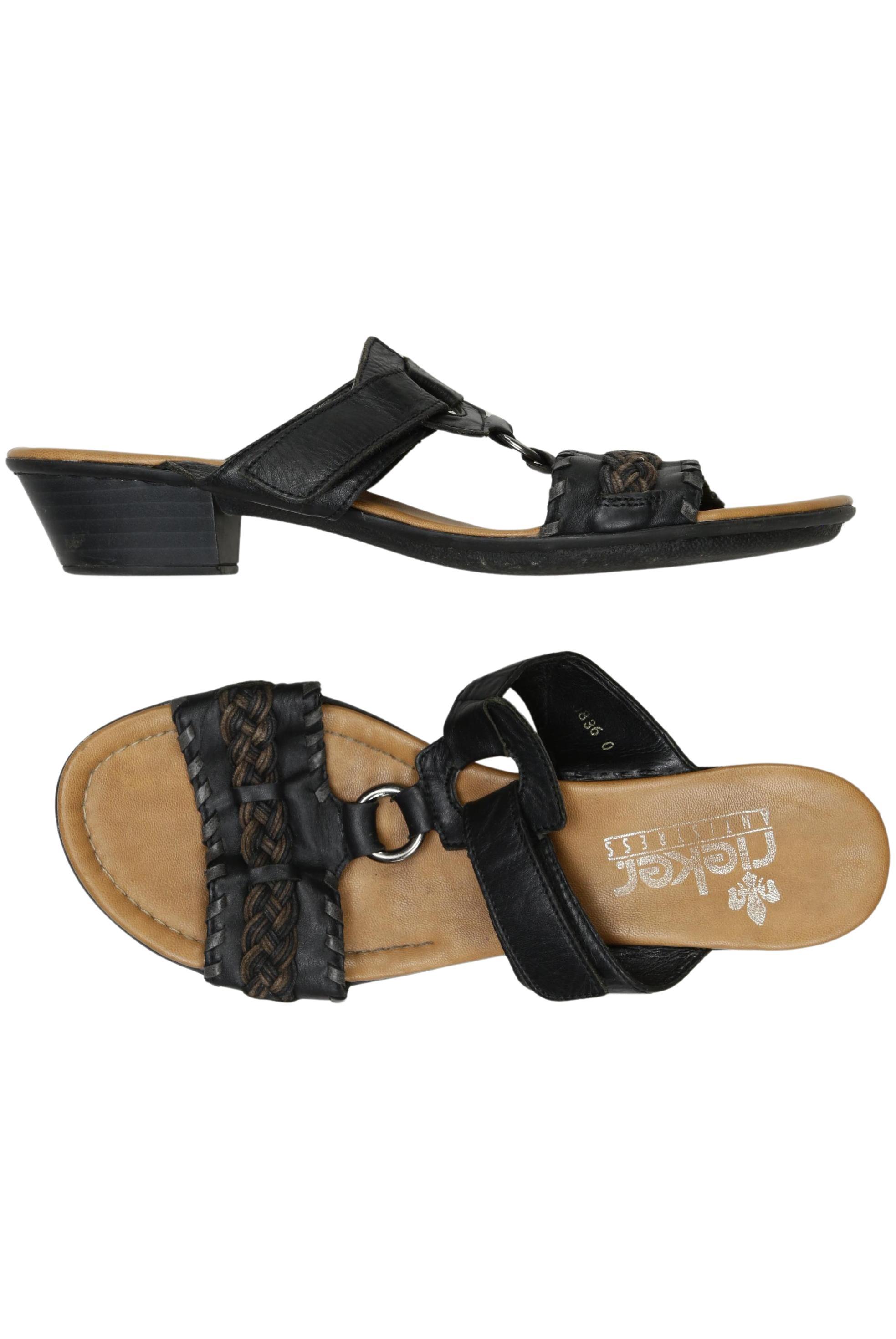 

Rieker Damen Sandale, schwarz, Gr. 41
