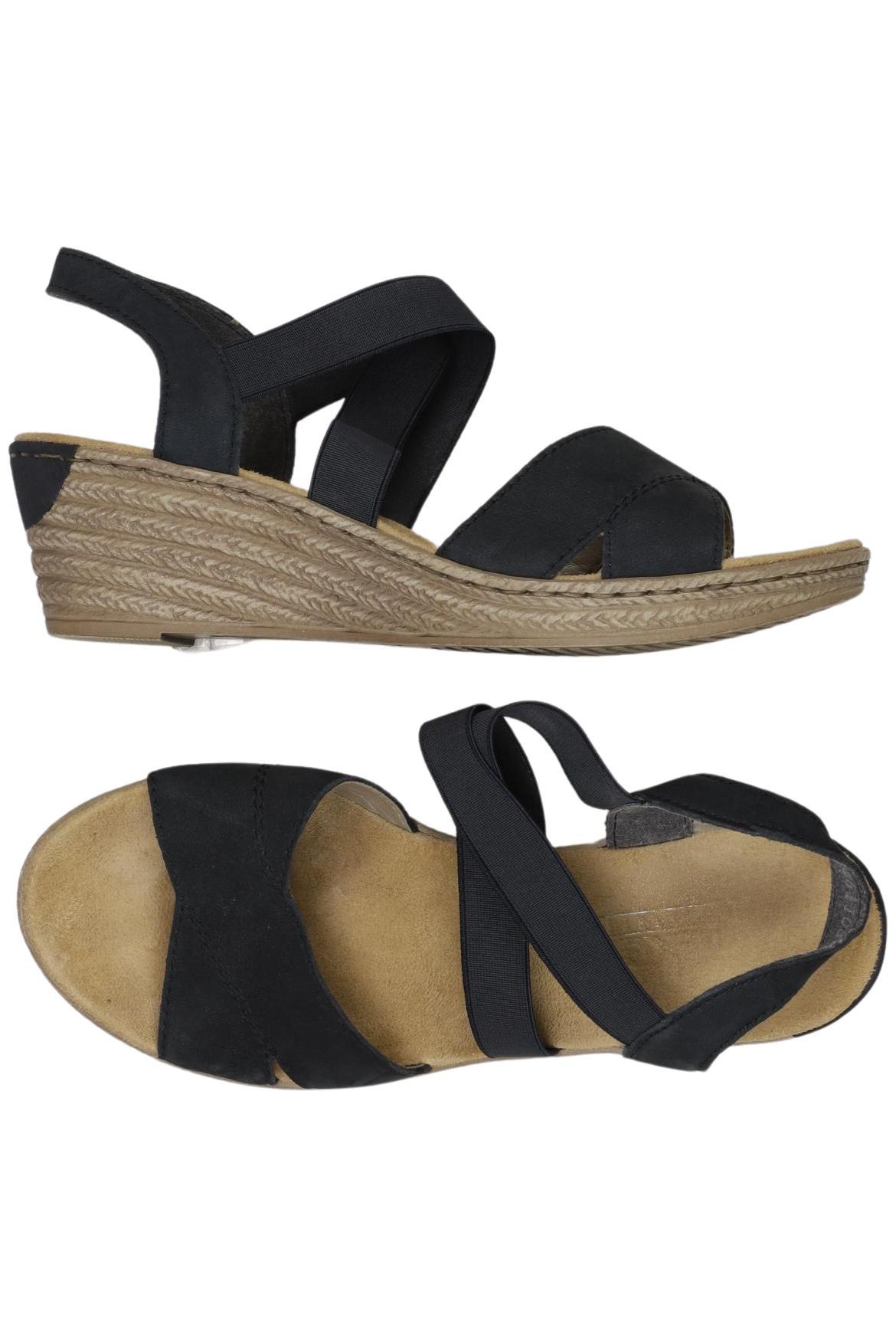 

Rieker Damen Sandale, marineblau, Gr. 37