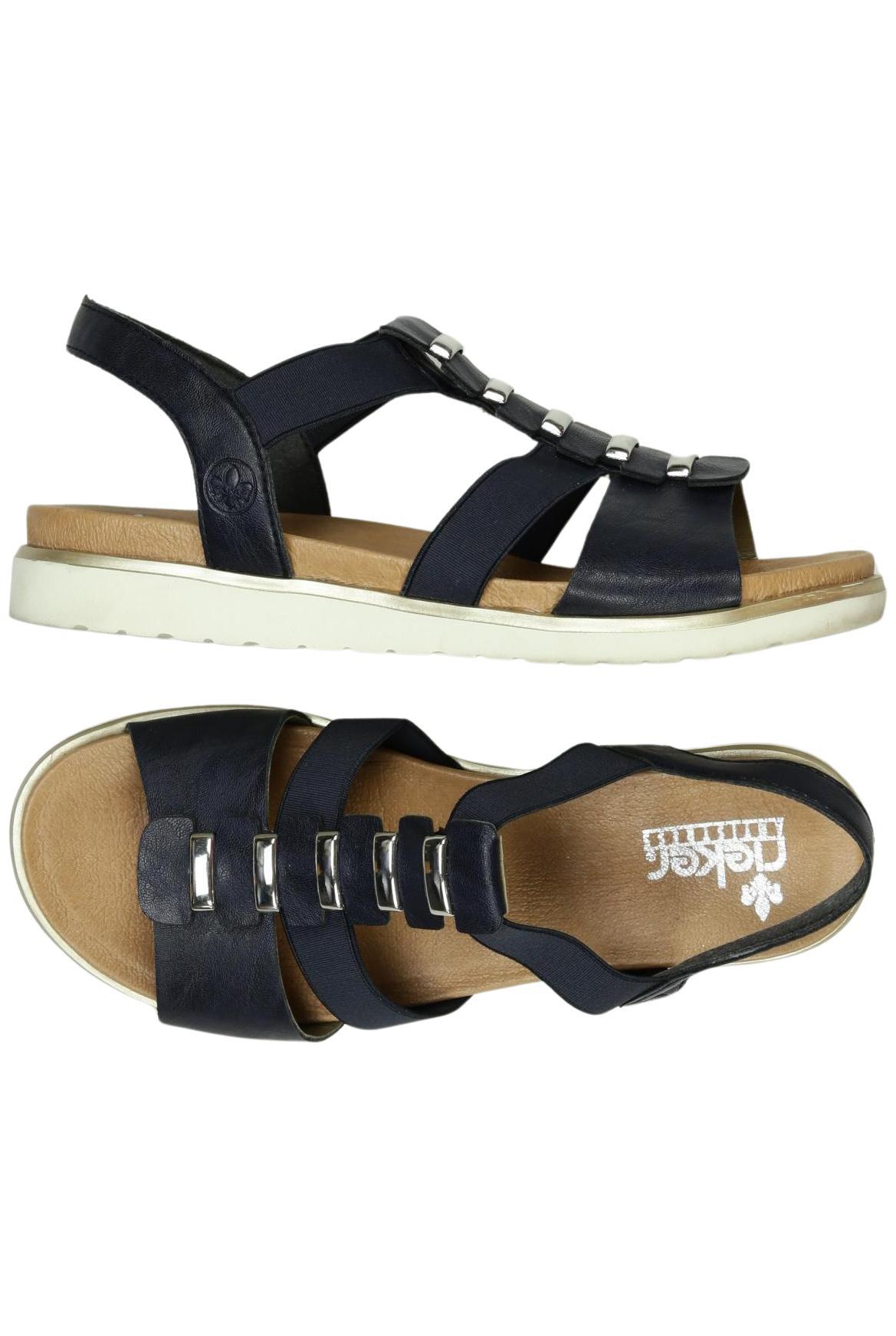 

Rieker Damen Sandale, marineblau, Gr. 37