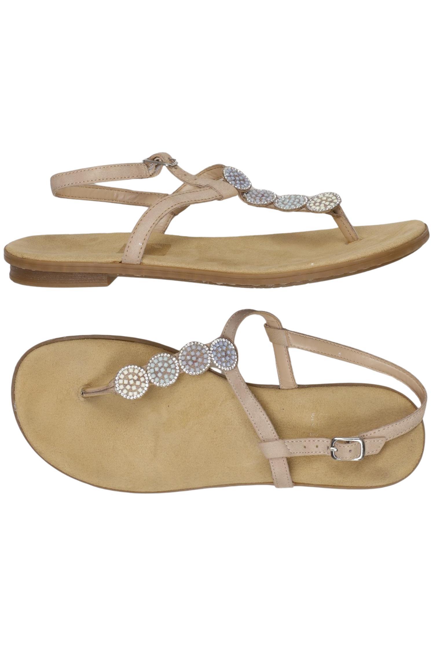 

Rieker Damen Sandale, beige, Gr. 39