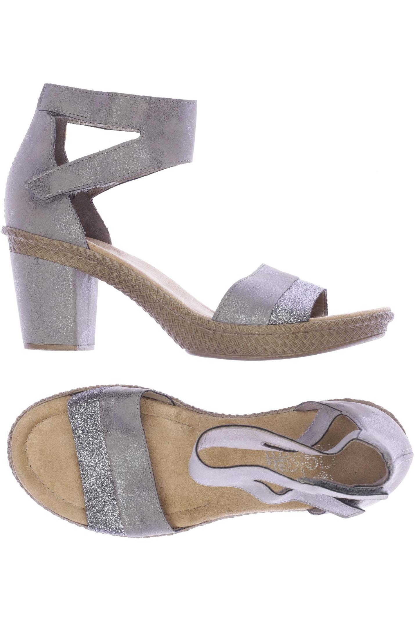 

Rieker Damen Sandale, grau, Gr. 37