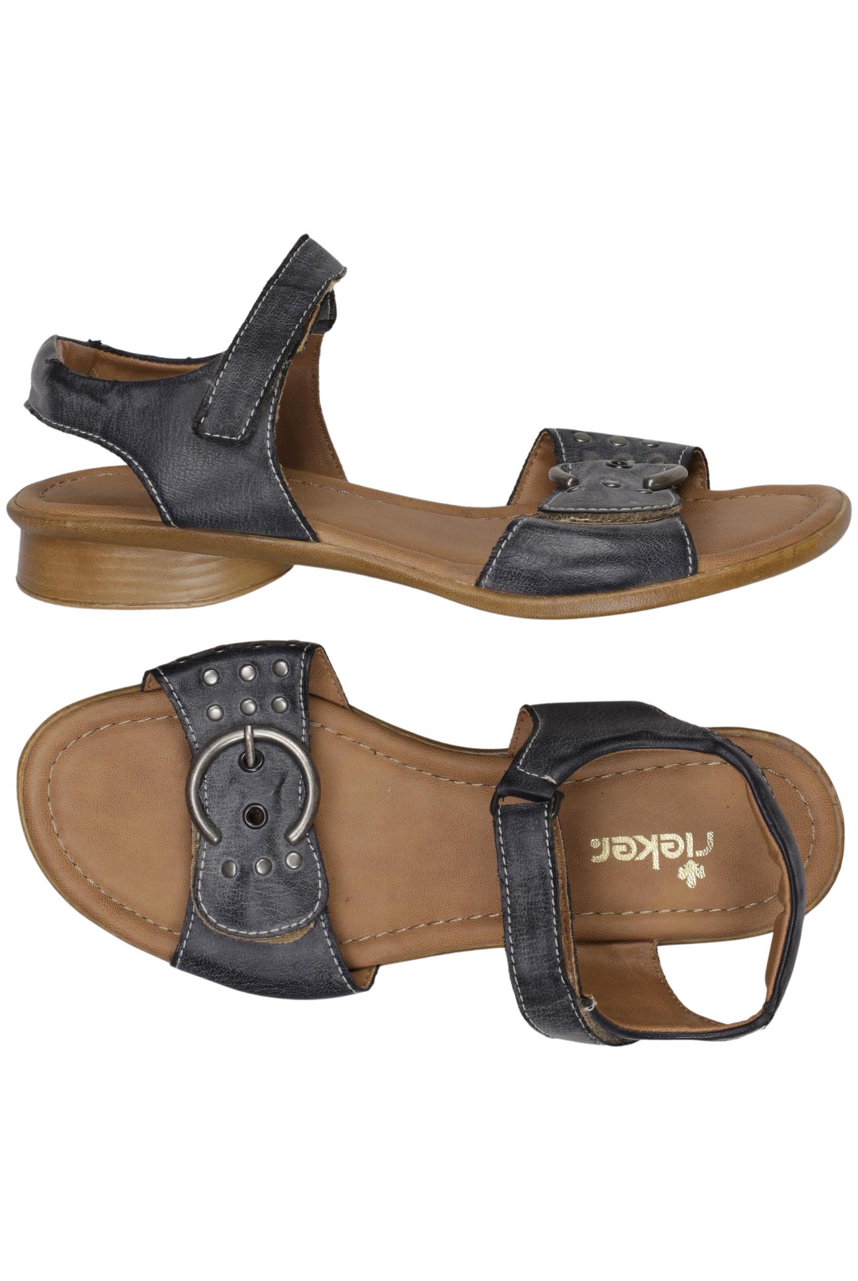 

Rieker Damen Sandale, marineblau, Gr. 38