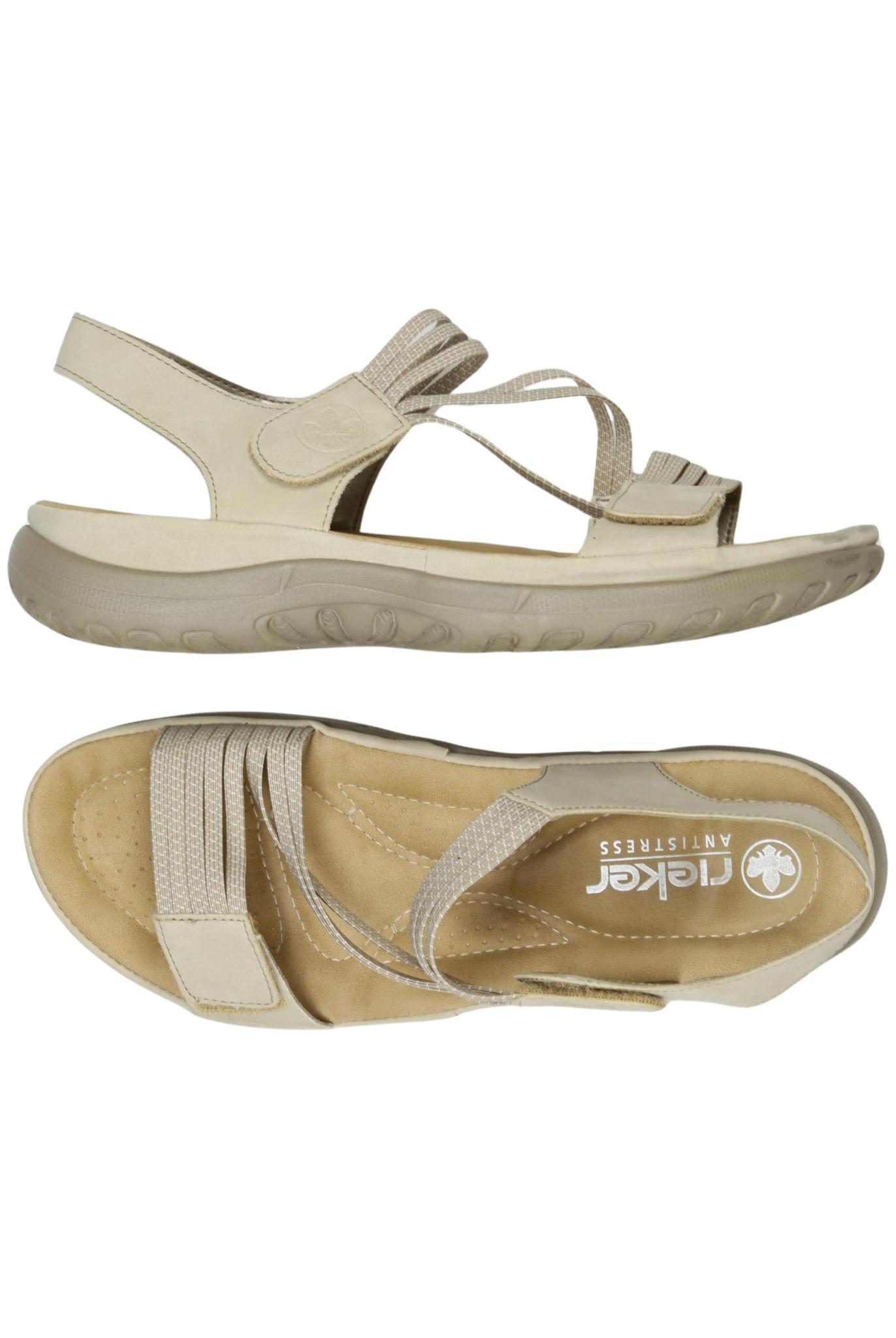 

Rieker Damen Sandale, beige, Gr. 42