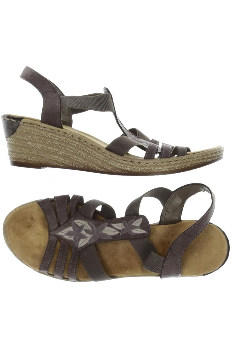 

Rieker Damen Sandale, grau, Gr. 38