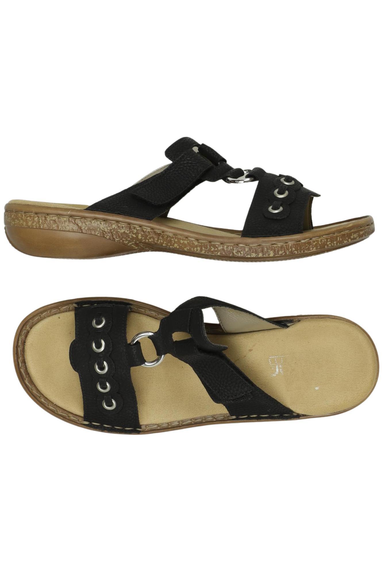 

Rieker Damen Sandale, schwarz, Gr. 39
