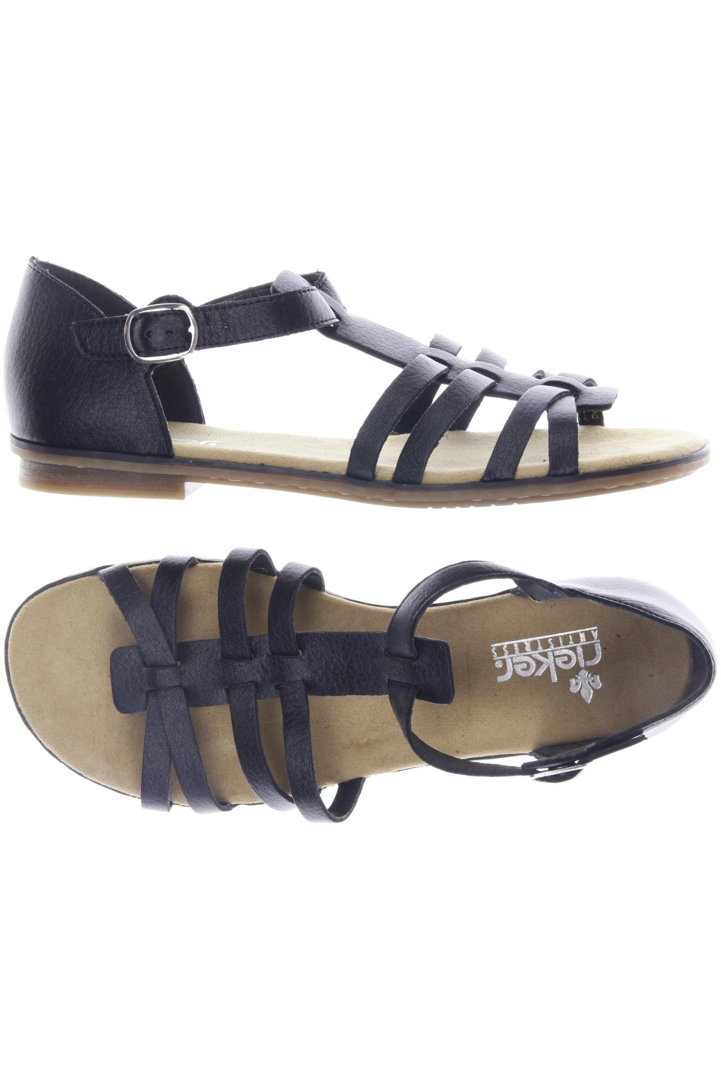 

Rieker Damen Sandale, schwarz