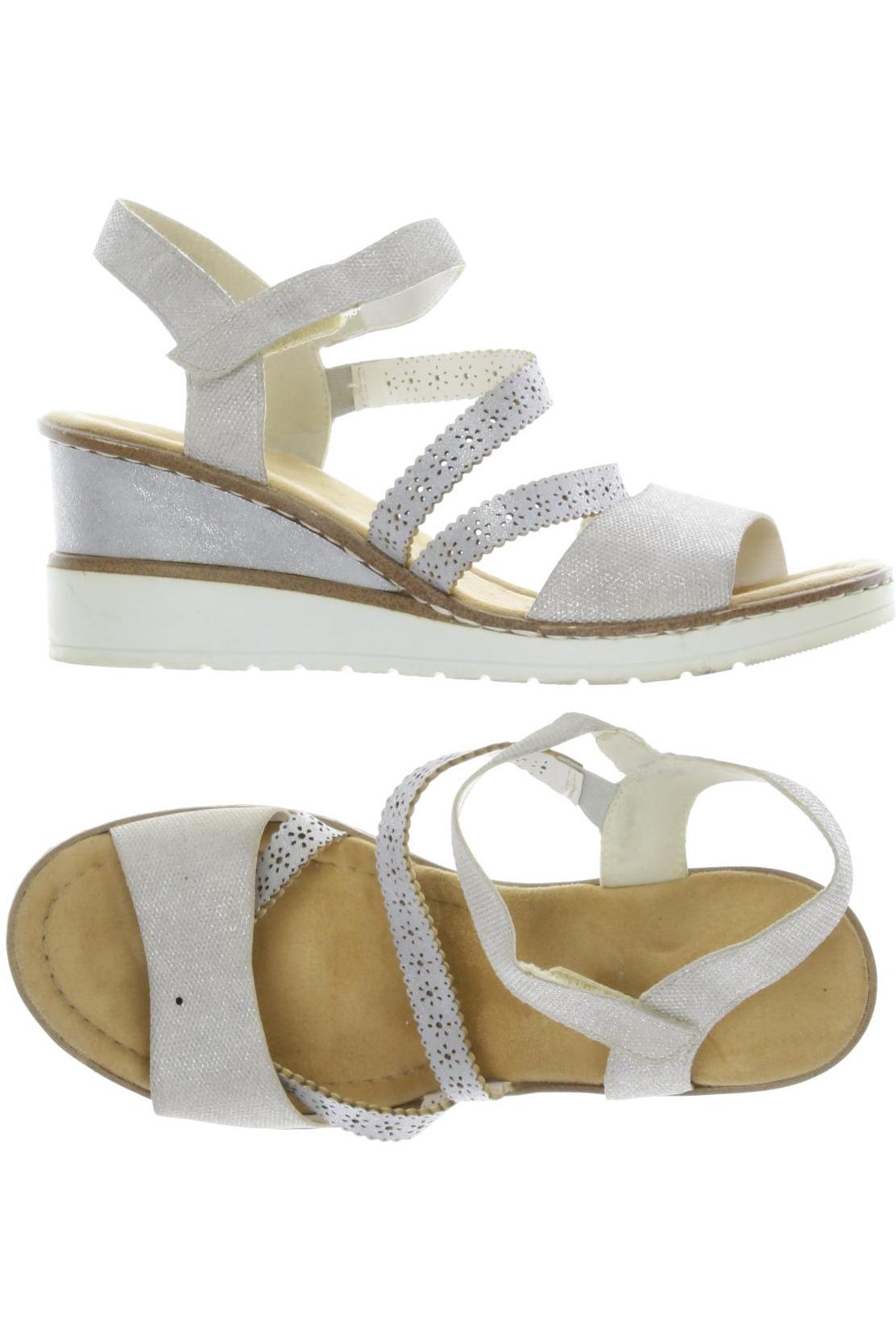 

Rieker Damen Sandale, beige, Gr. 40