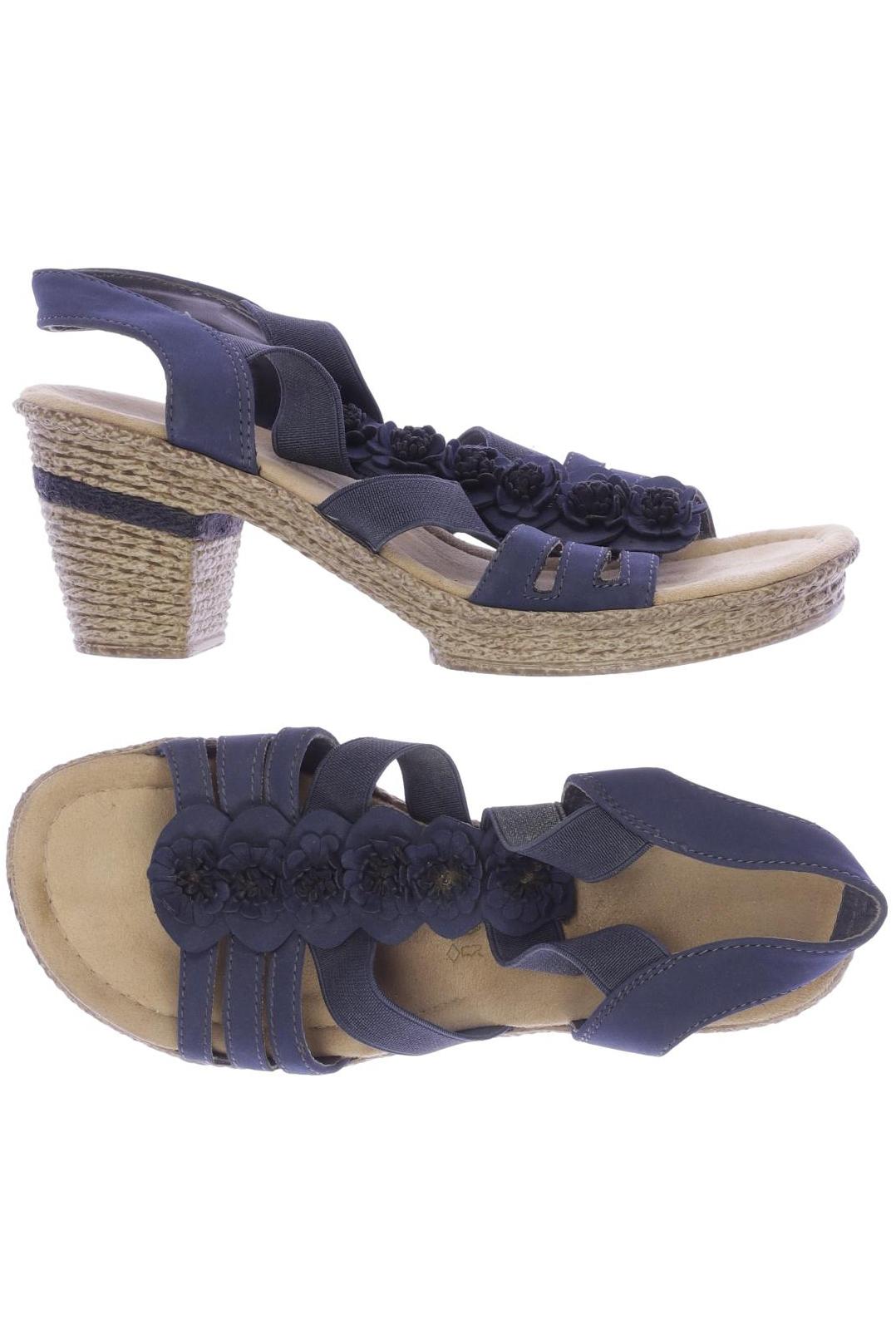 

Rieker Damen Sandale, marineblau, Gr. 37