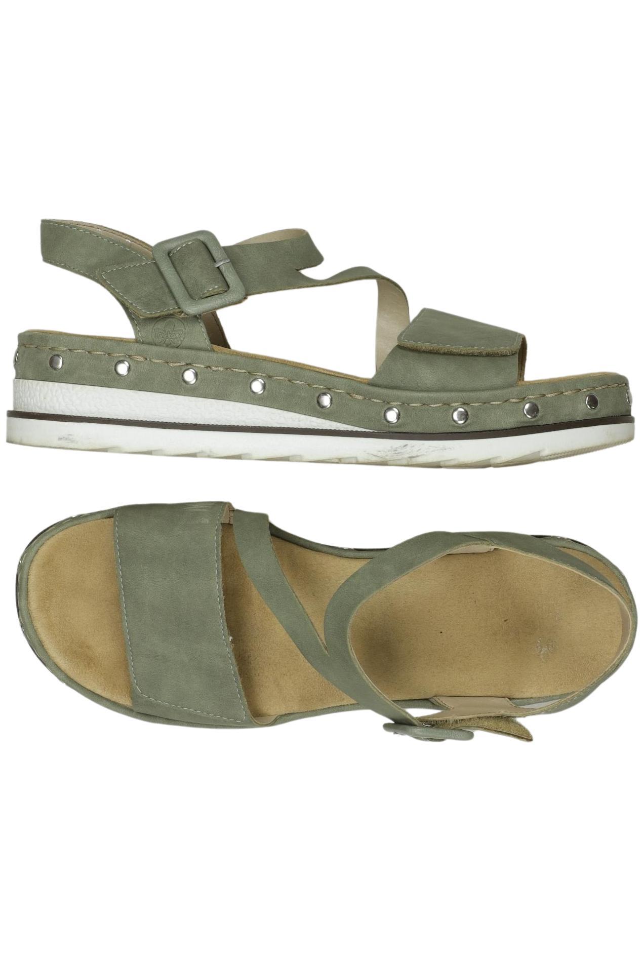 

Rieker Damen Sandale, grün, Gr. 41