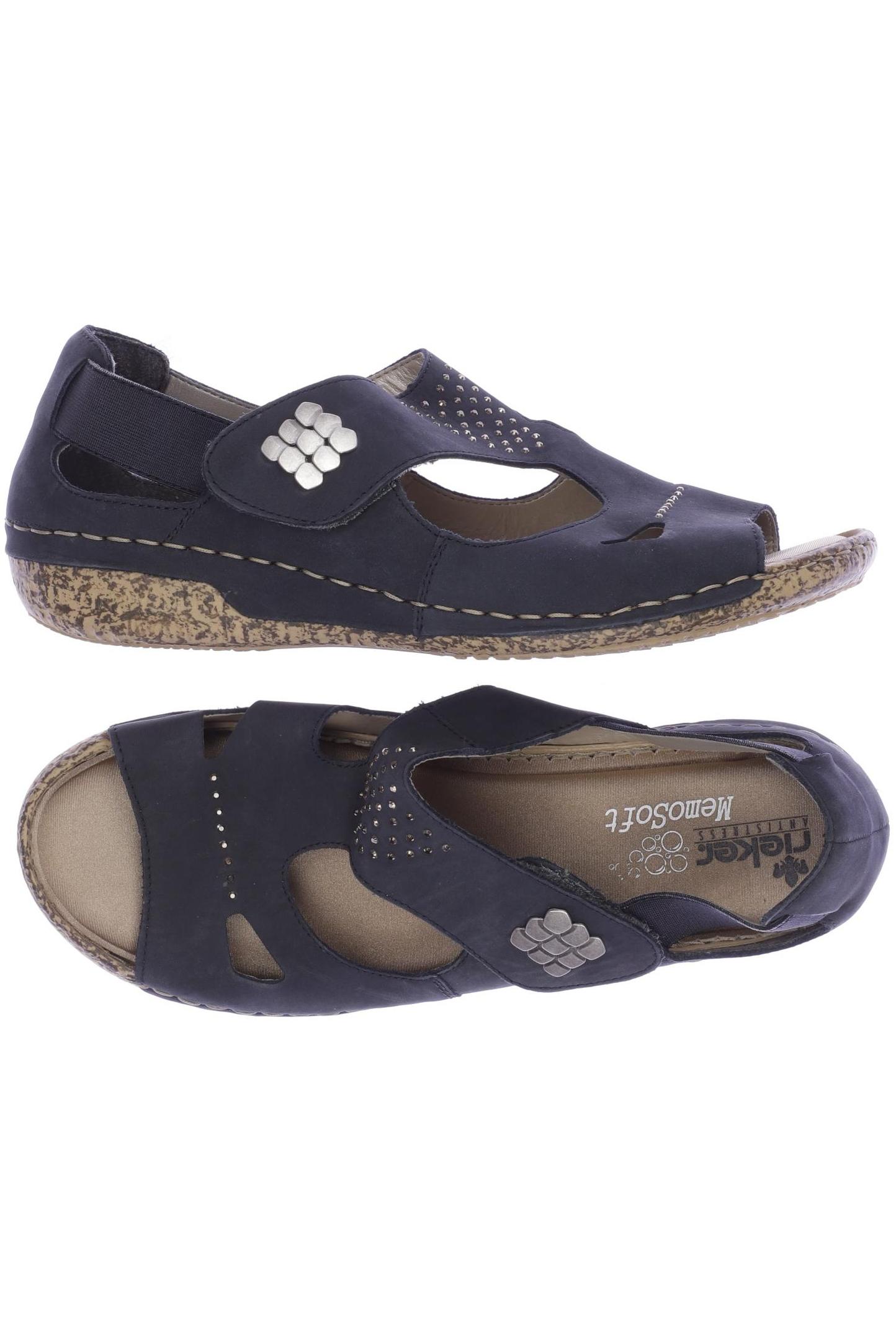 

Rieker Damen Sandale, marineblau, Gr. 41