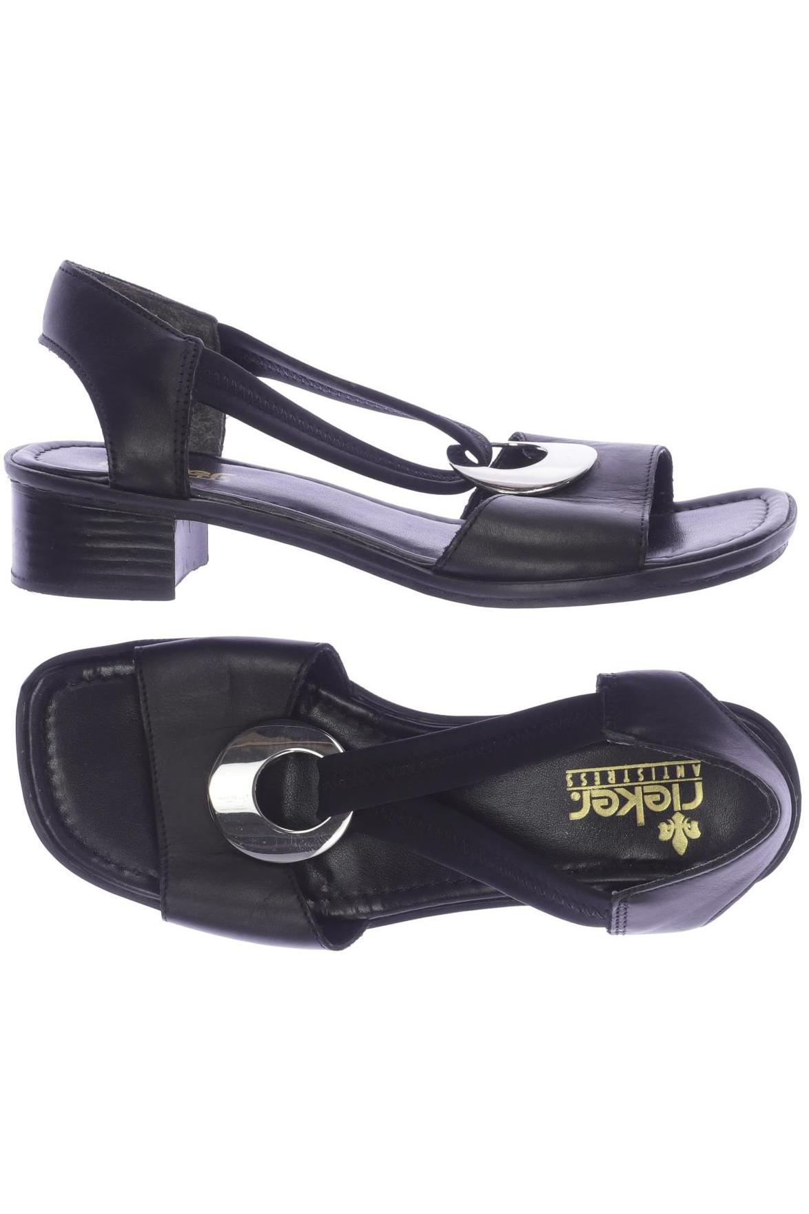 

Rieker Damen Sandale, schwarz