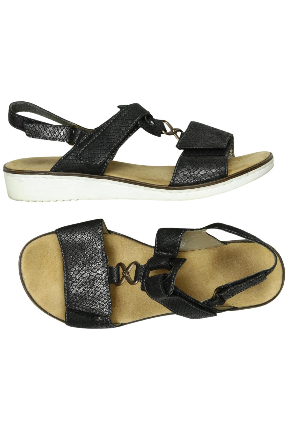 

Rieker Damen Sandale, schwarz, Gr. 39