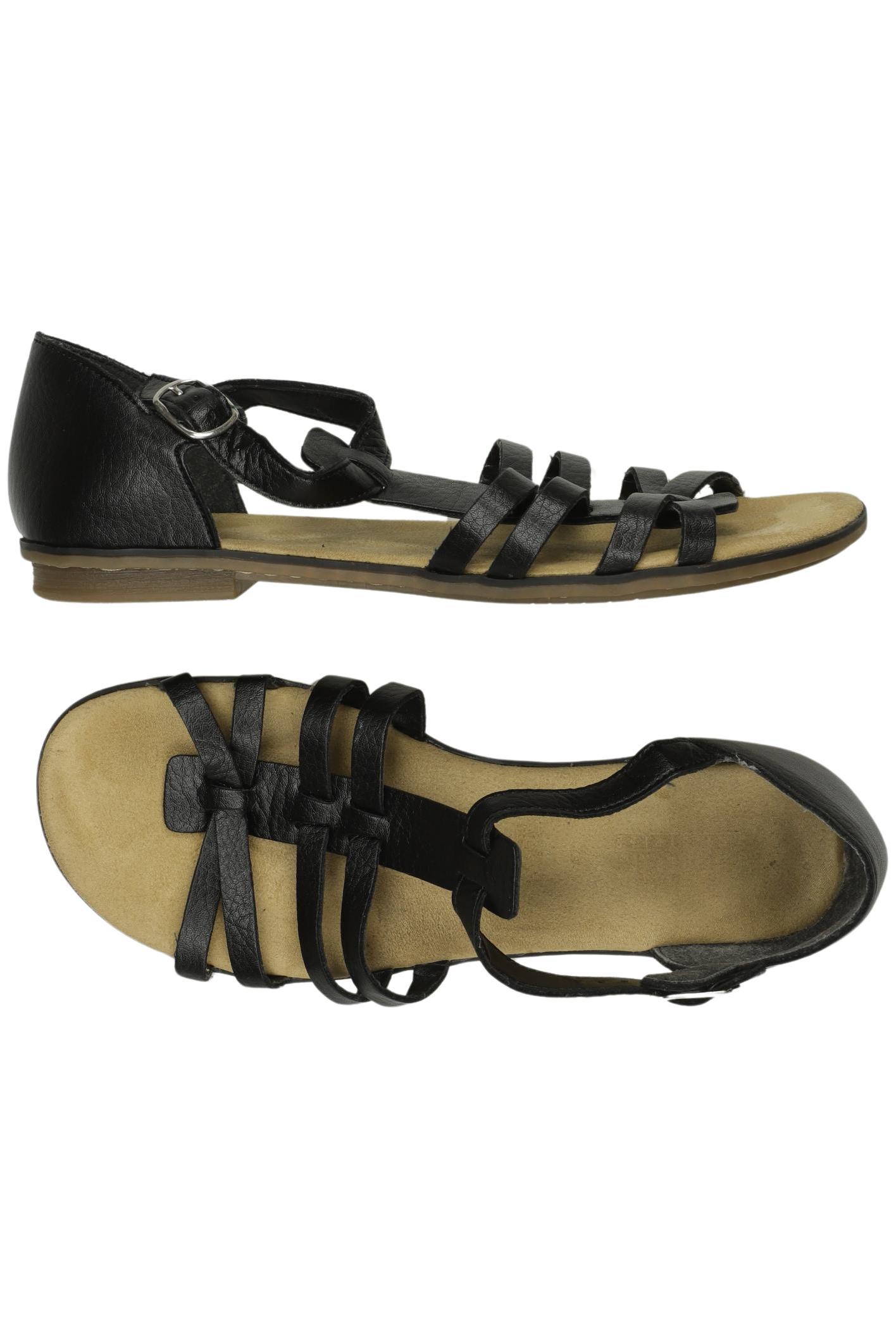 

Rieker Damen Sandale, schwarz, Gr. 40