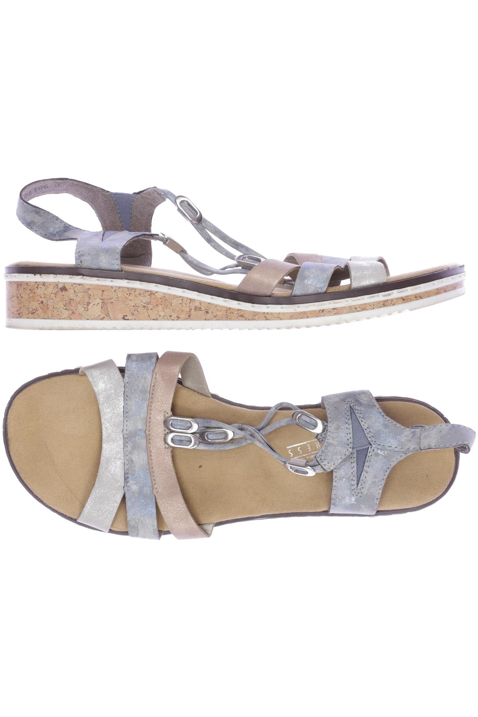 

Rieker Damen Sandale, blau, Gr. 40