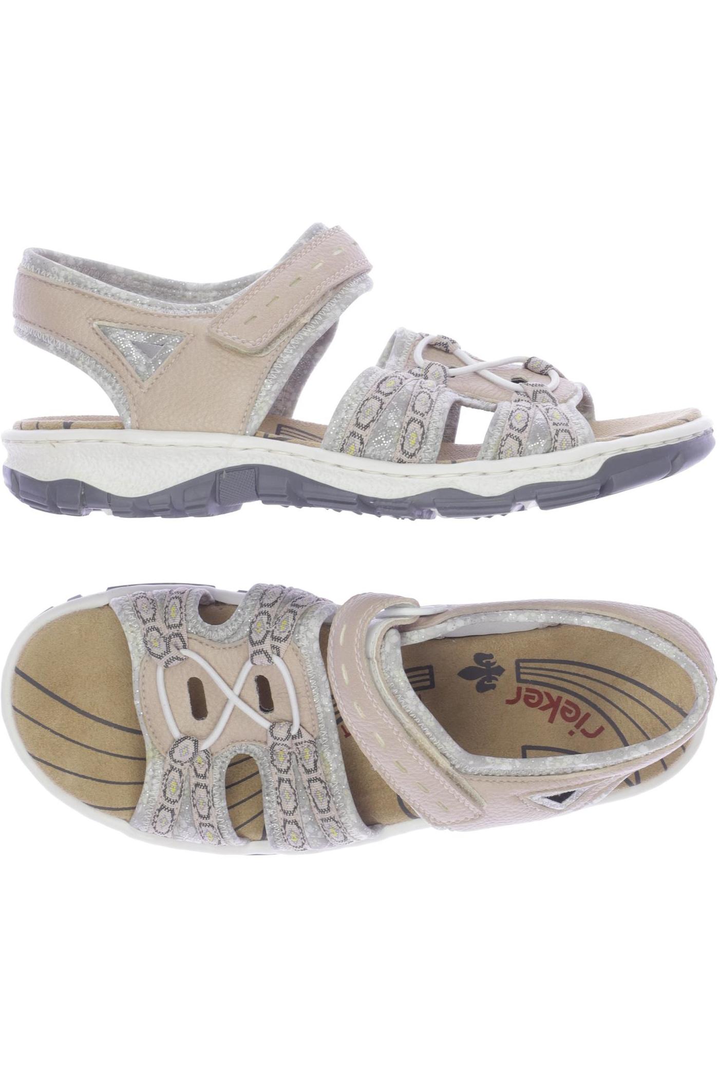 

Rieker Damen Sandale, beige, Gr. 40