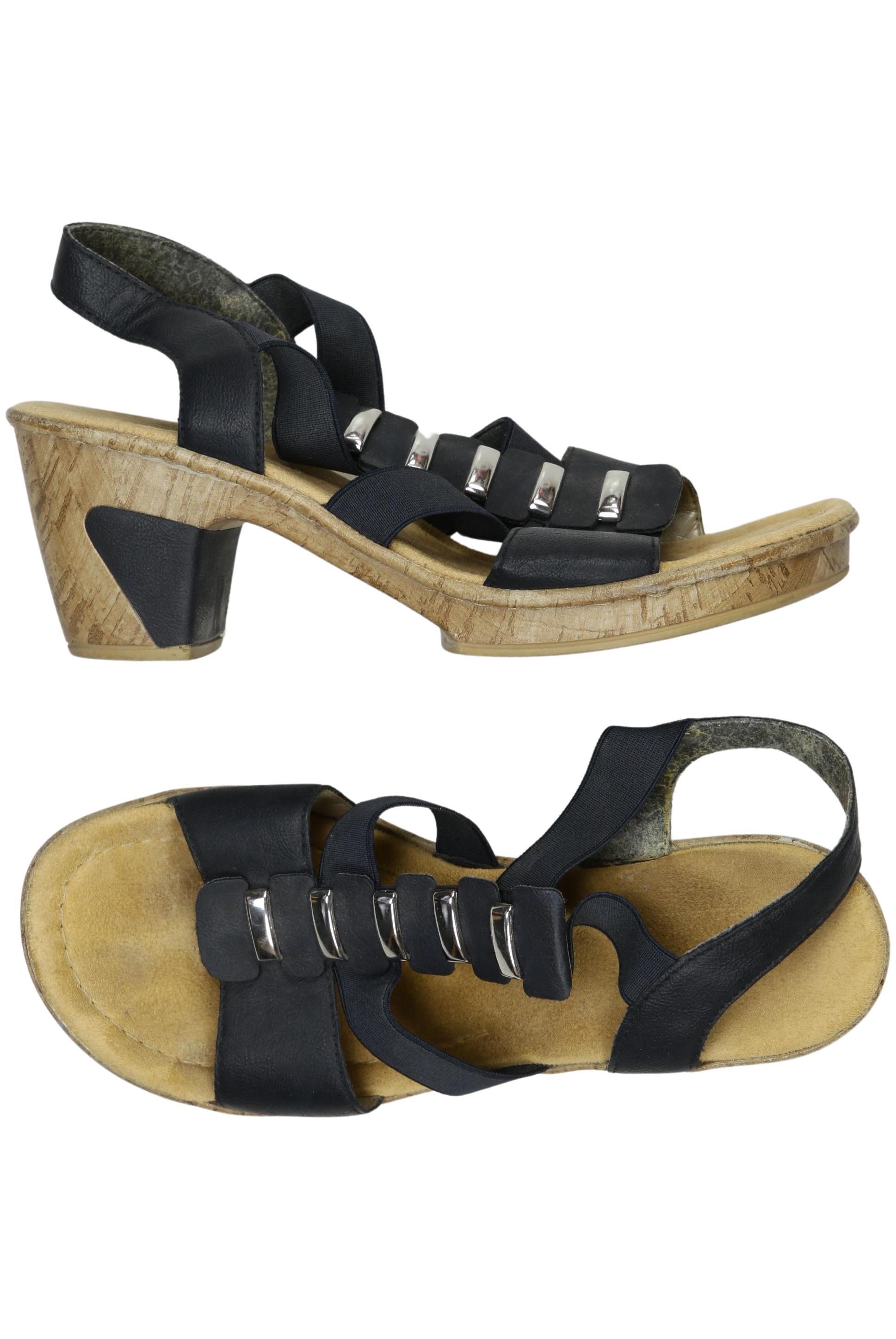 

Rieker Damen Sandale, marineblau, Gr. 38