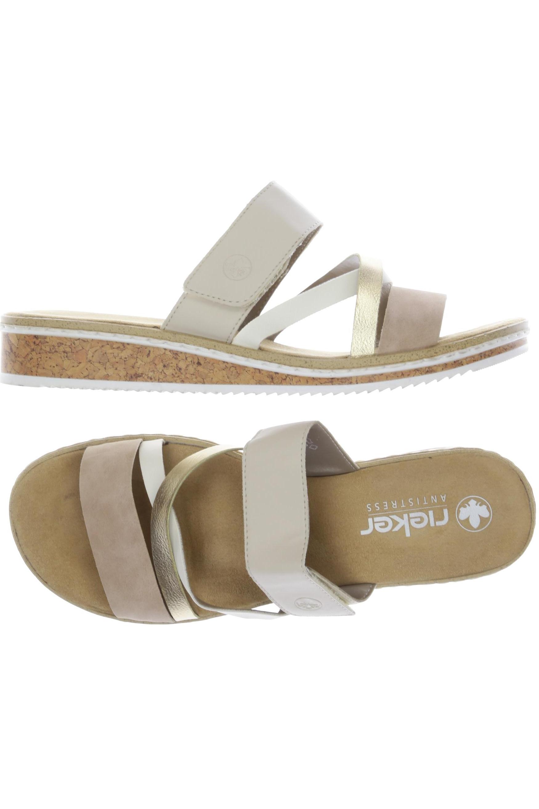 

Rieker Damen Sandale, beige, Gr. 42