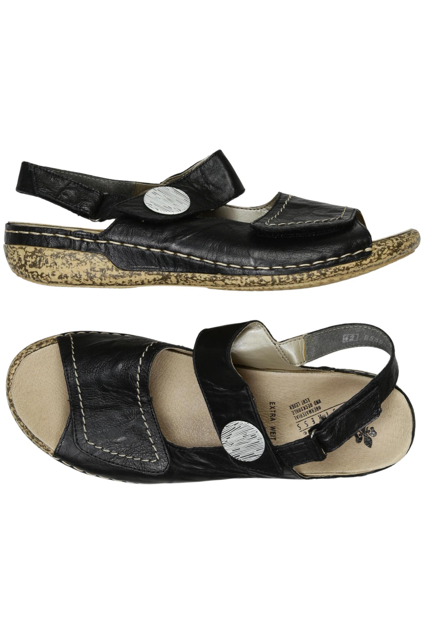 

Rieker Damen Sandale, schwarz, Gr. 42