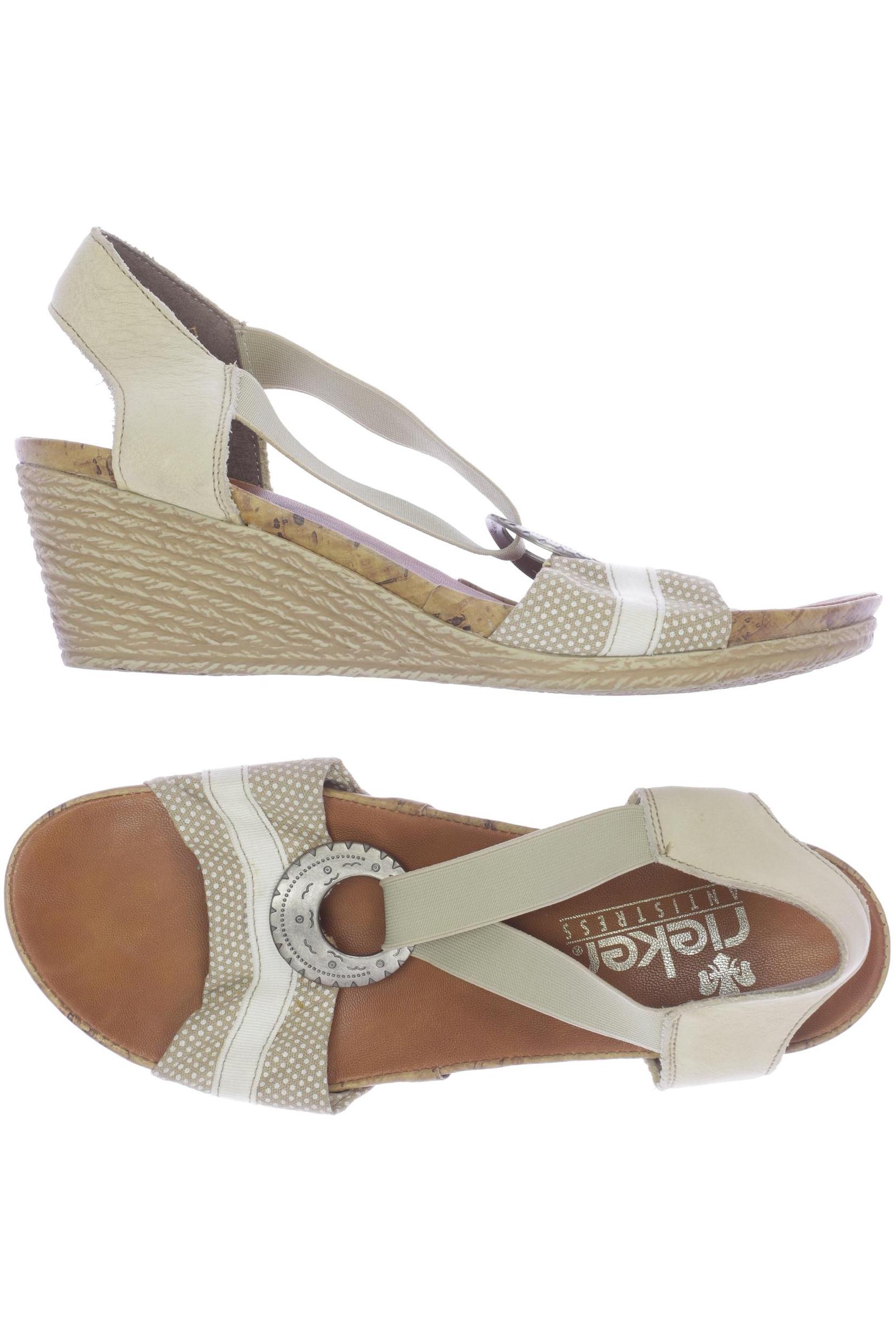 

Rieker Damen Sandale, beige, Gr. 40