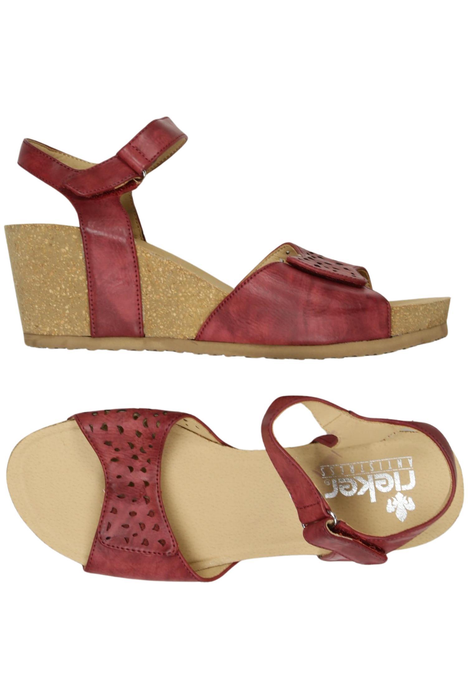 

Rieker Damen Sandale, rot, Gr. 39