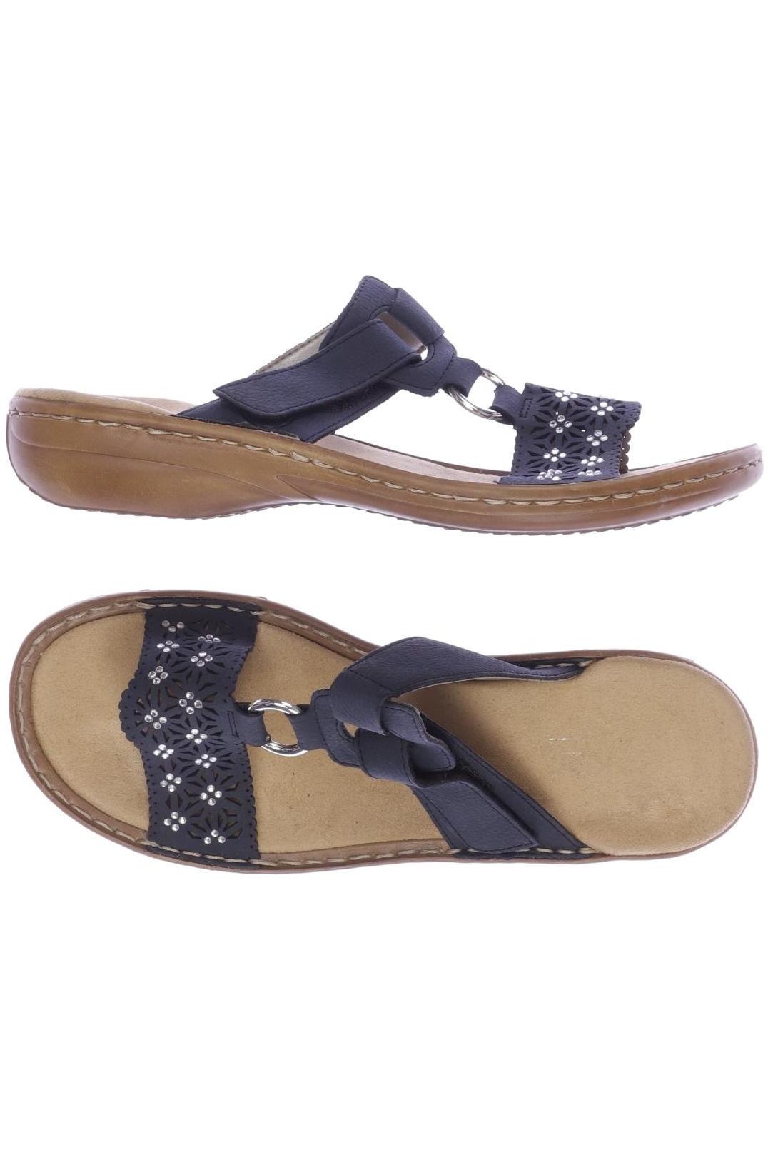 

Rieker Damen Sandale, marineblau, Gr. 39