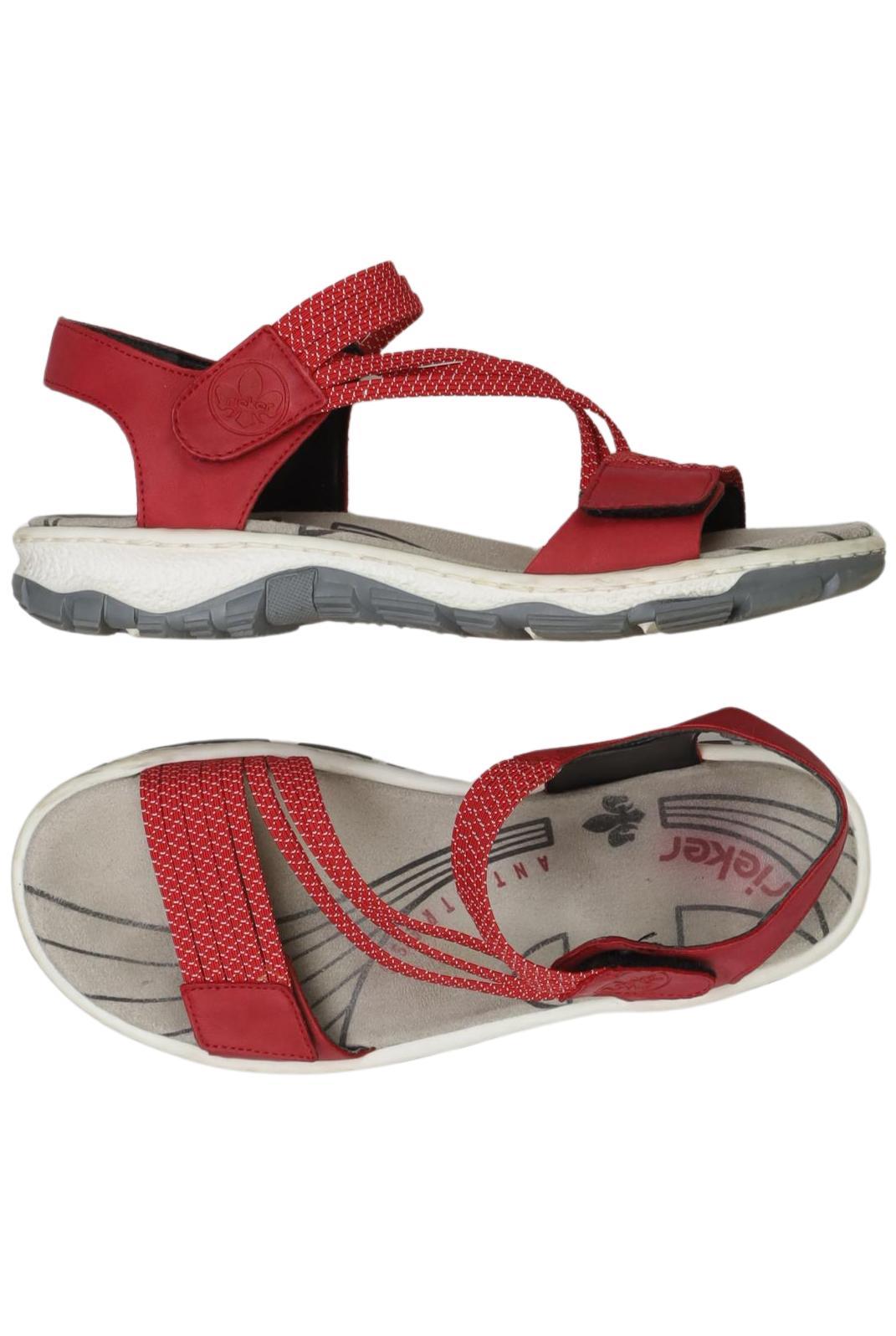 

Rieker Damen Sandale, rot, Gr. 37