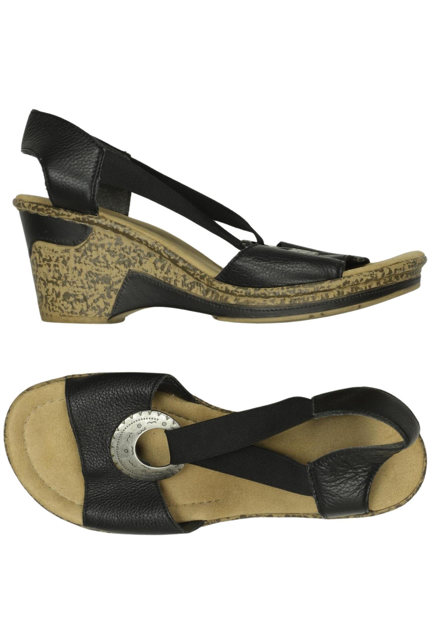 

Rieker Damen Sandale, schwarz, Gr. 38