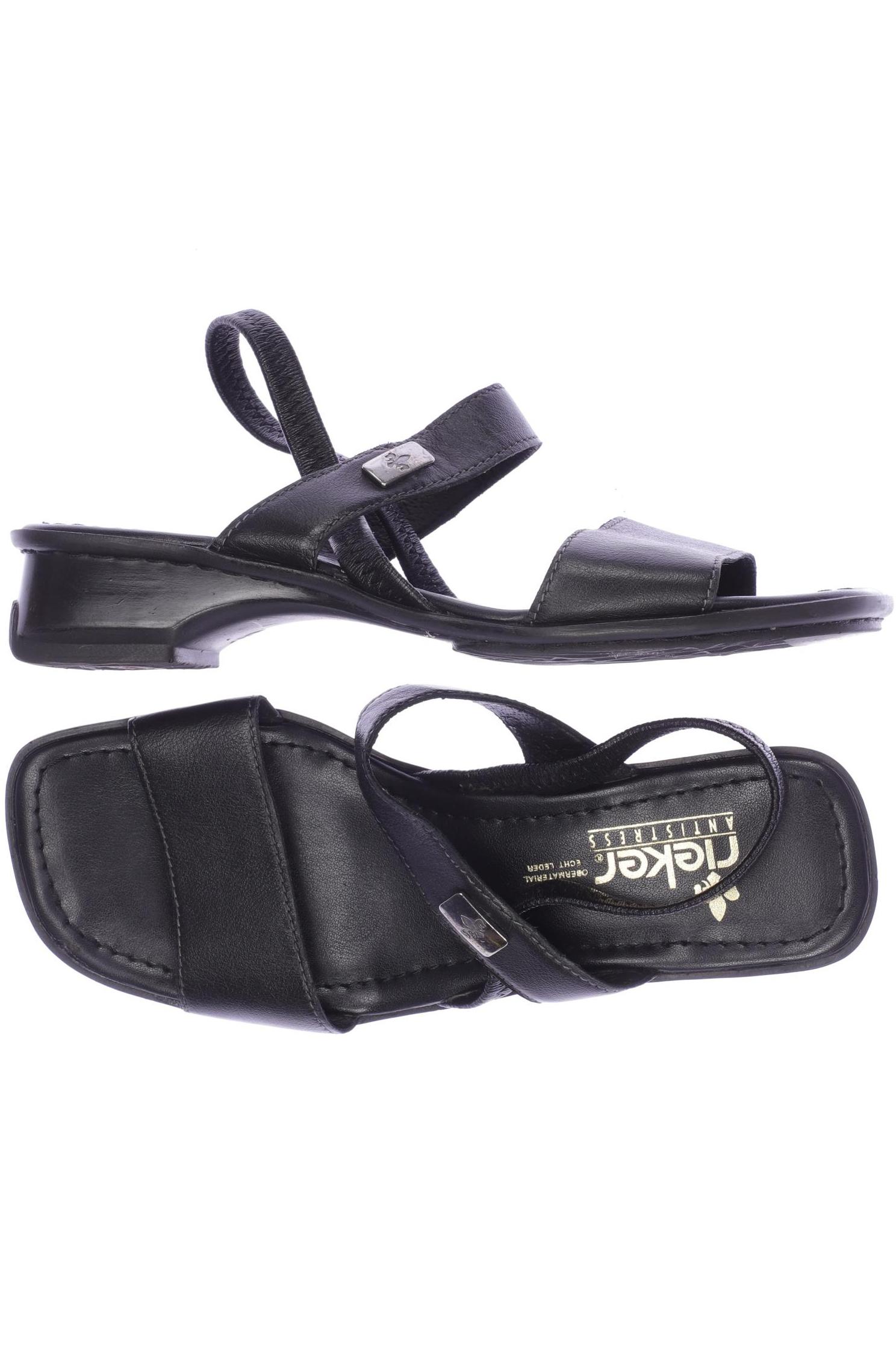

Rieker Damen Sandale, schwarz, Gr. 37