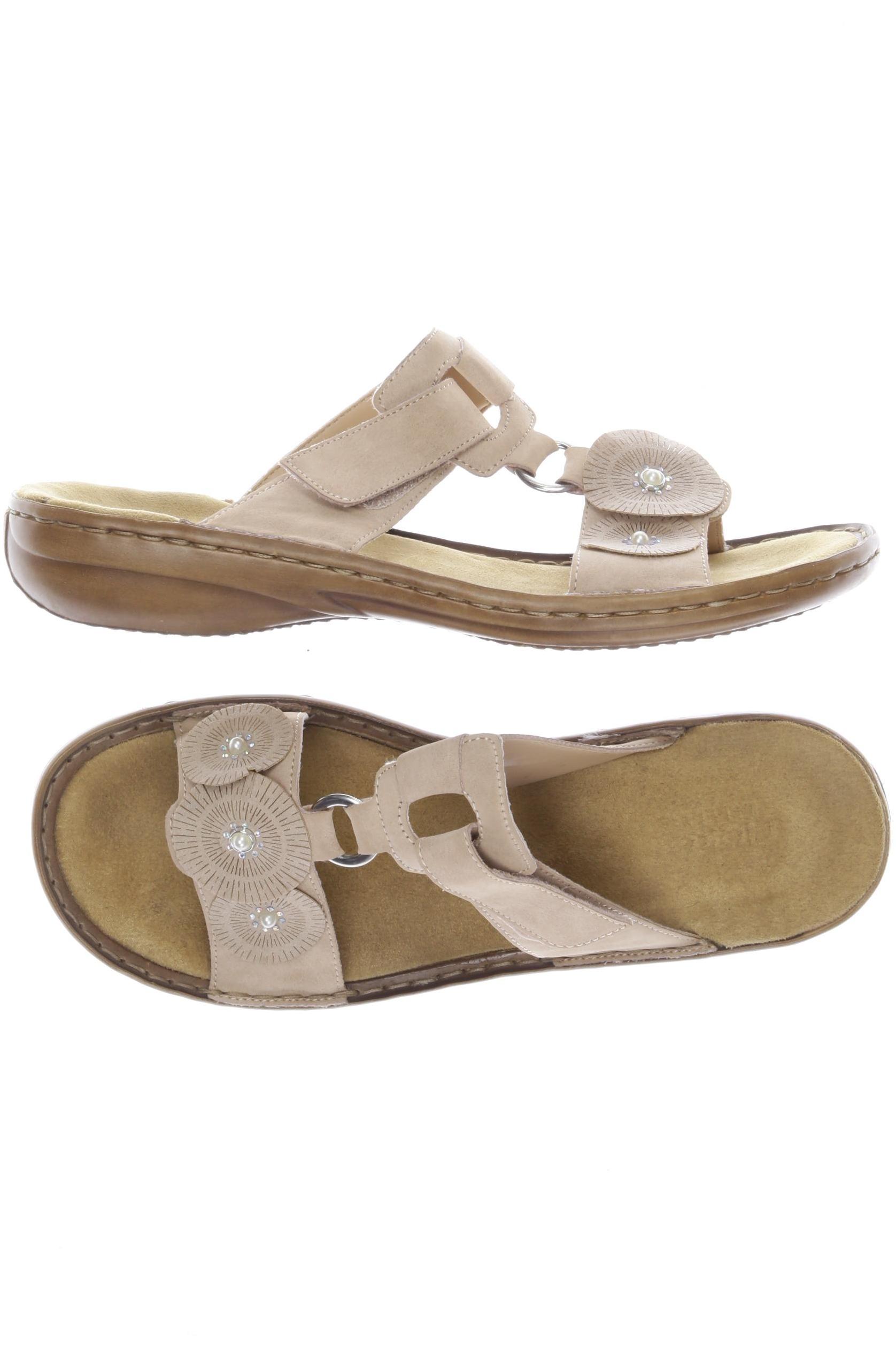 

Rieker Damen Sandale, beige, Gr. 40