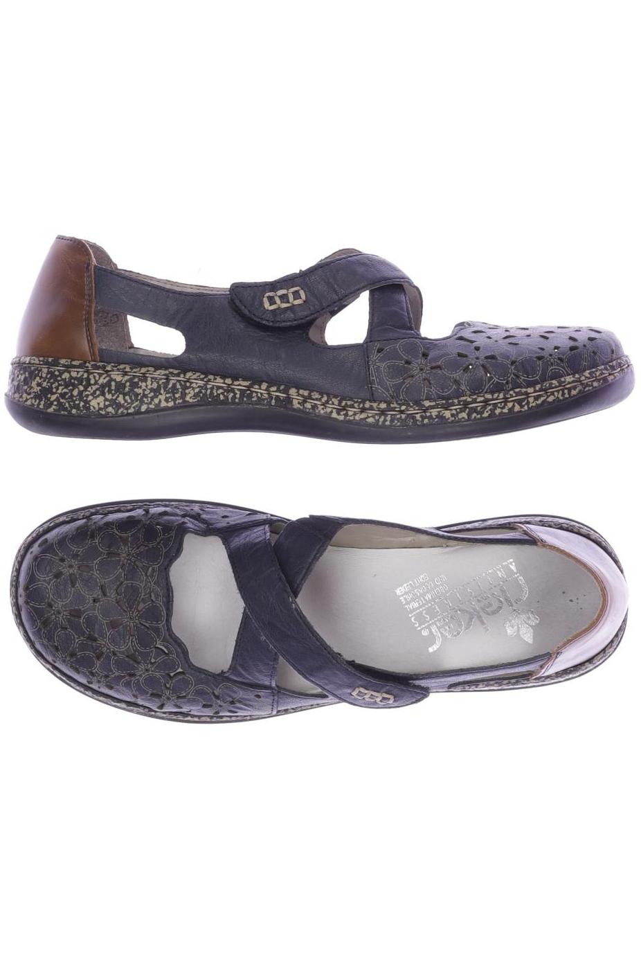 

Rieker Damen Sandale, marineblau, Gr. 41