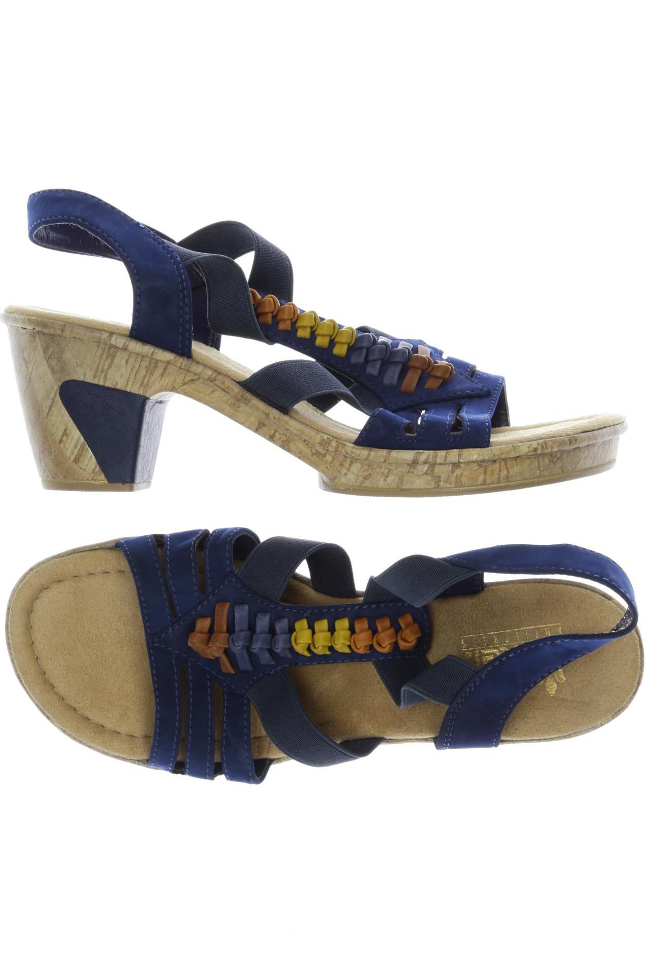 

Rieker Damen Sandale, marineblau, Gr. 40