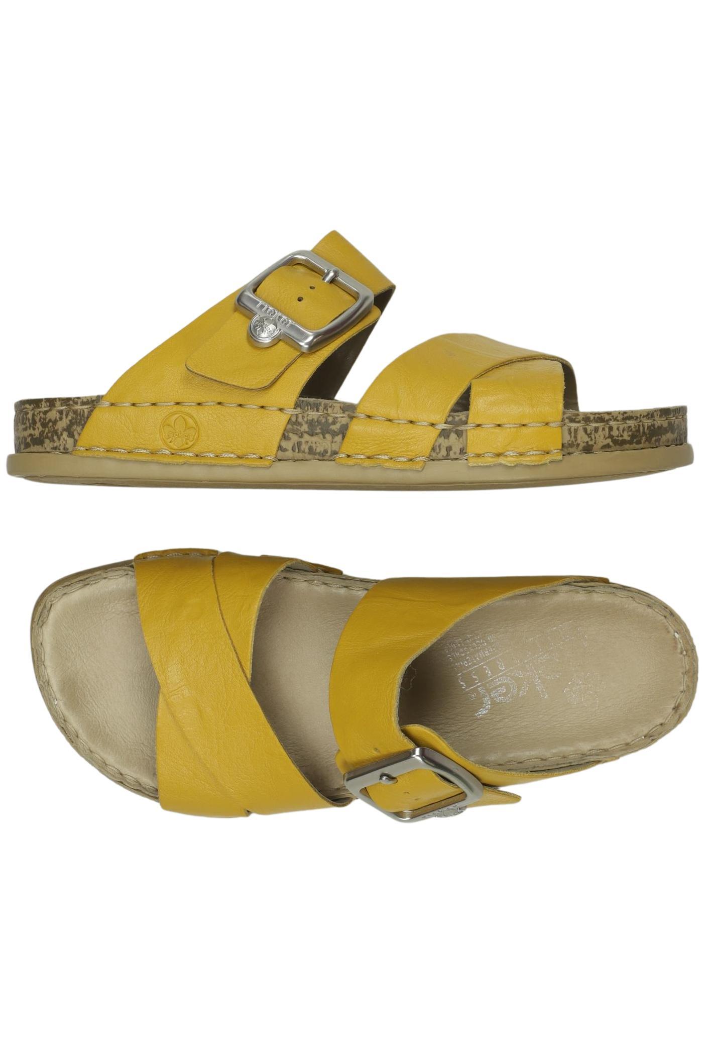 

Rieker Damen Sandale, gelb, Gr. 39