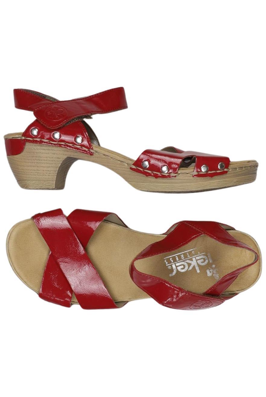 

Rieker Damen Sandale, rot, Gr. 38
