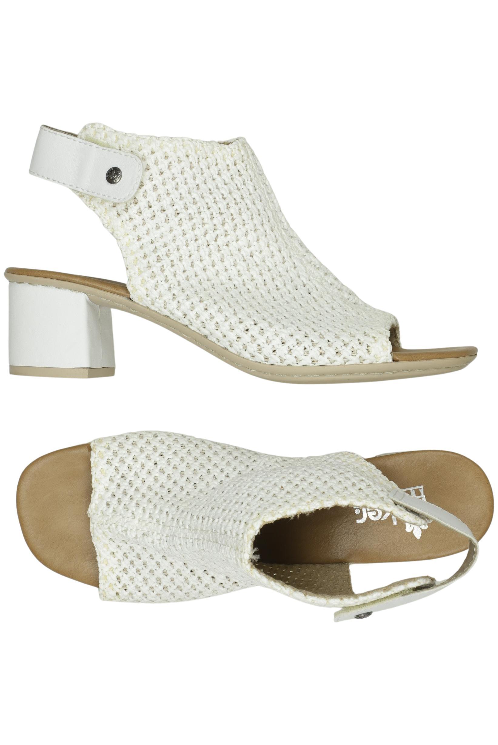 

Rieker Damen Sandale, weiß, Gr. 42