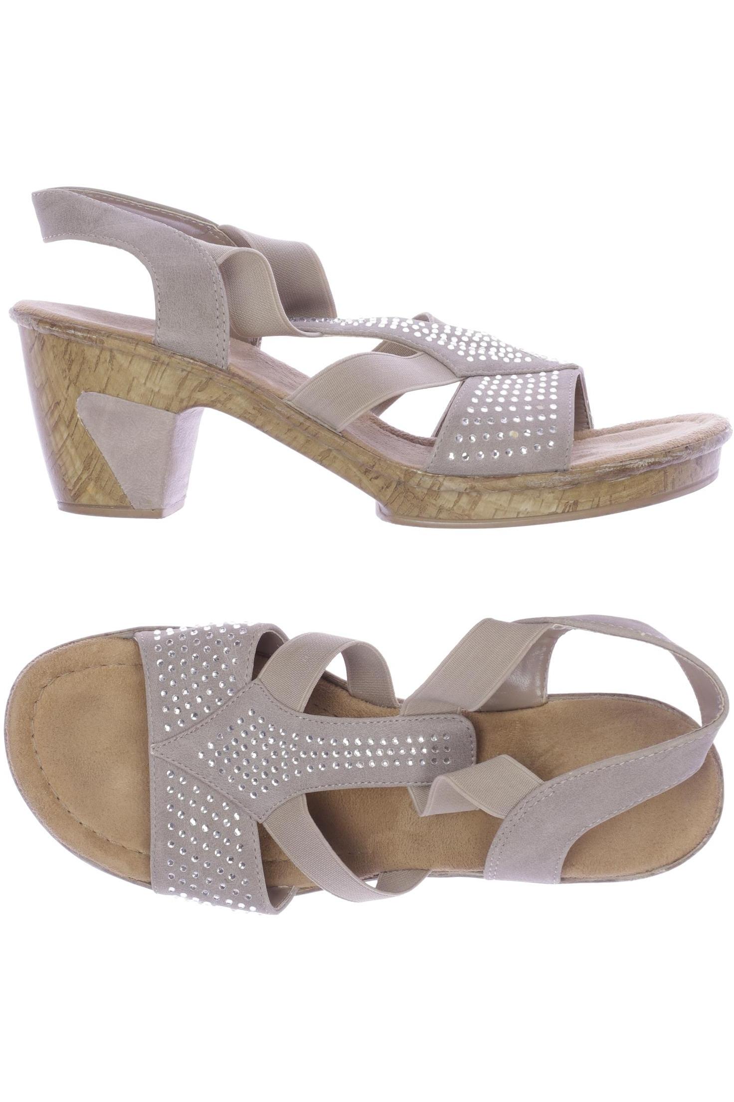 

Rieker Damen Sandale, beige, Gr. 40