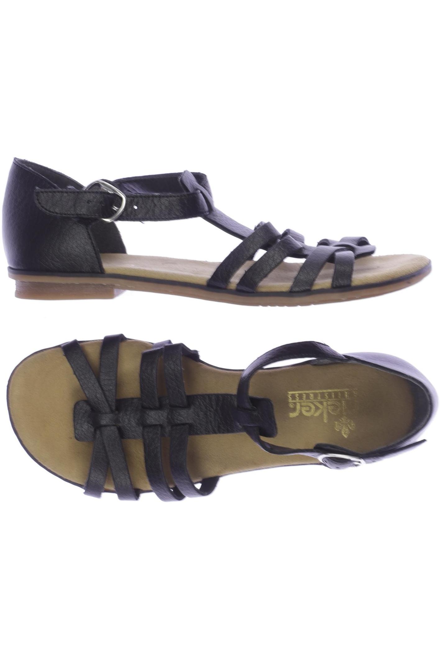 

Rieker Damen Sandale, schwarz, Gr. 37