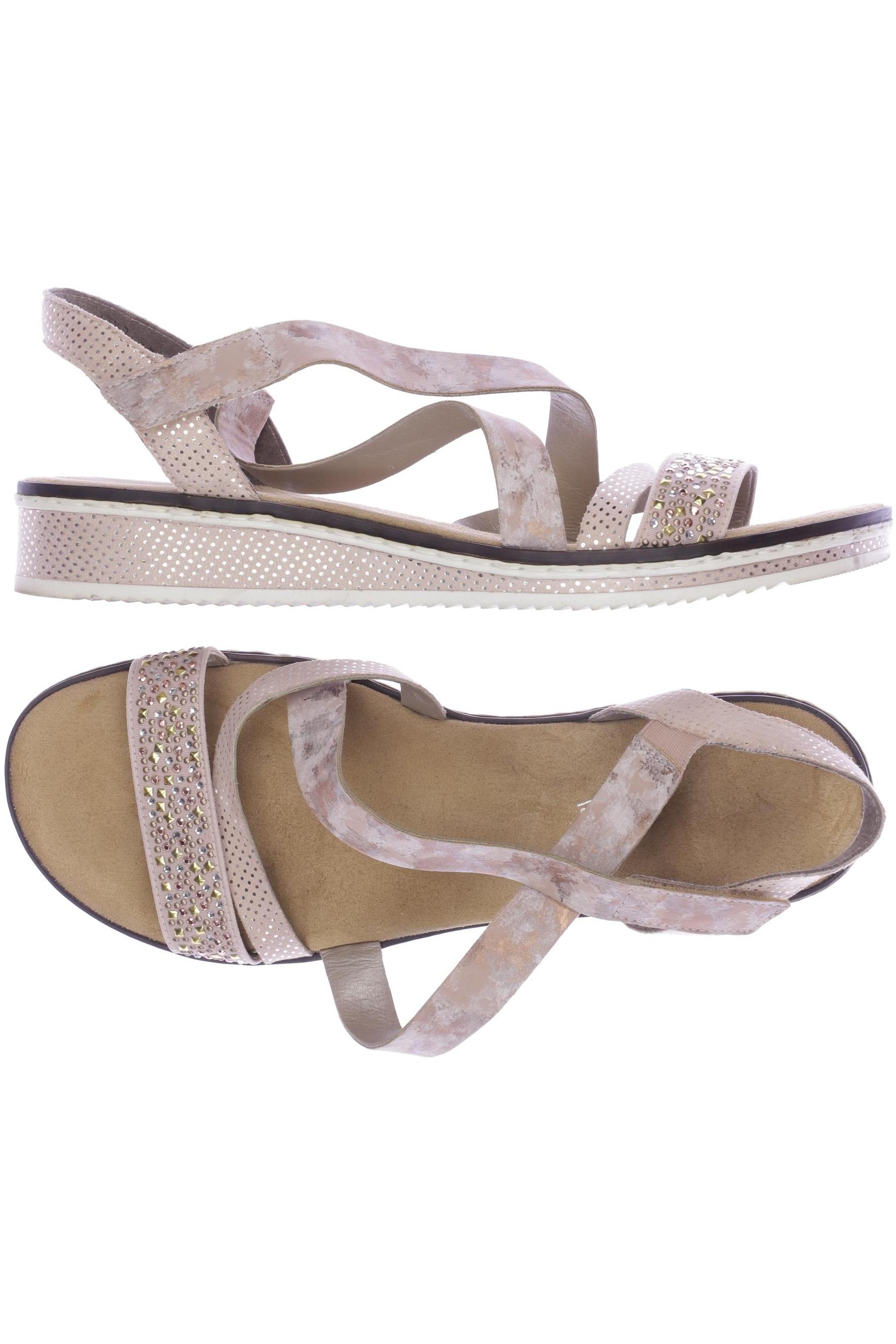 

Rieker Damen Sandale, beige, Gr. 42